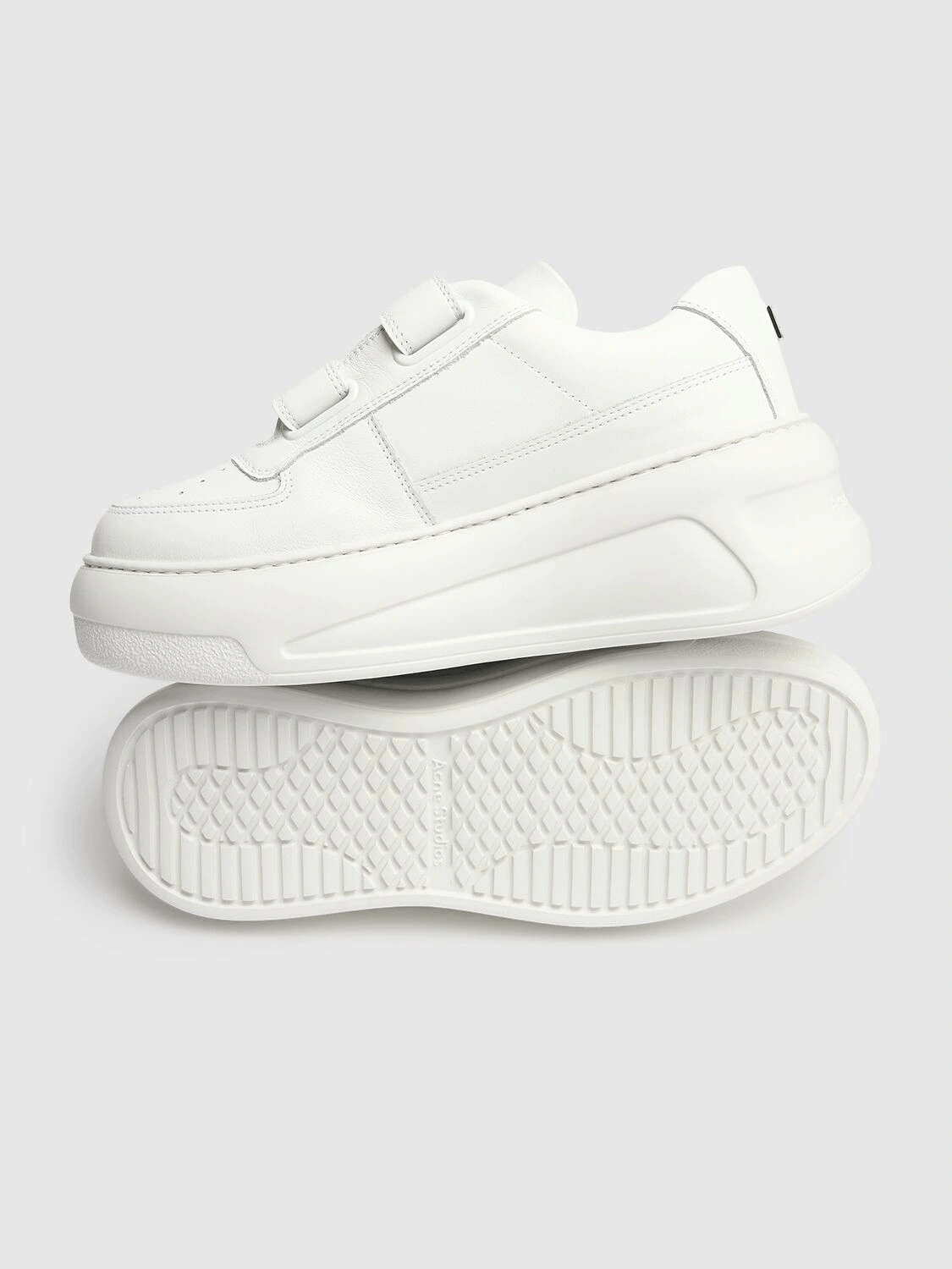 Acne Studios ACNE STUDIOS Steffey White Strap Platform Sneakers Size US 9 / IT 39 - 5 Thumbnail