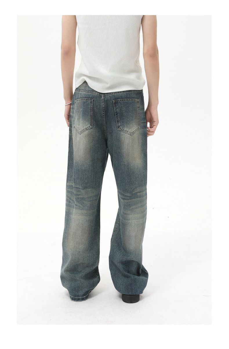 Japanese Brand × Jean Washed vintage distressed whisker washed casual jeans Size US 32 / EU 48 - 3 Thumbnail