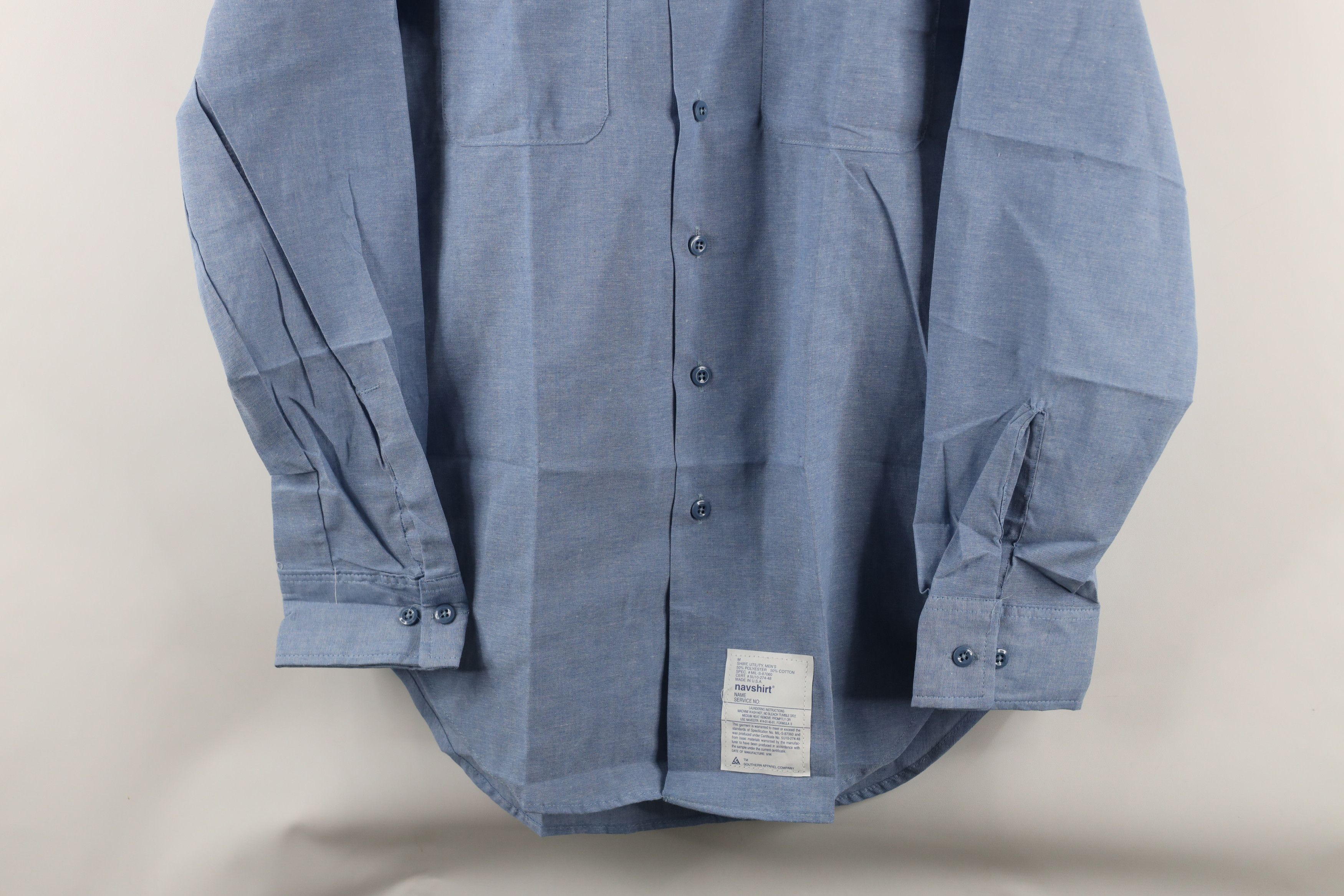 Vintage Deadstock Vintage 70s Streetwear Military Button Shirt USA Size US M / EU 48-50 / 2 - 3 Thumbnail