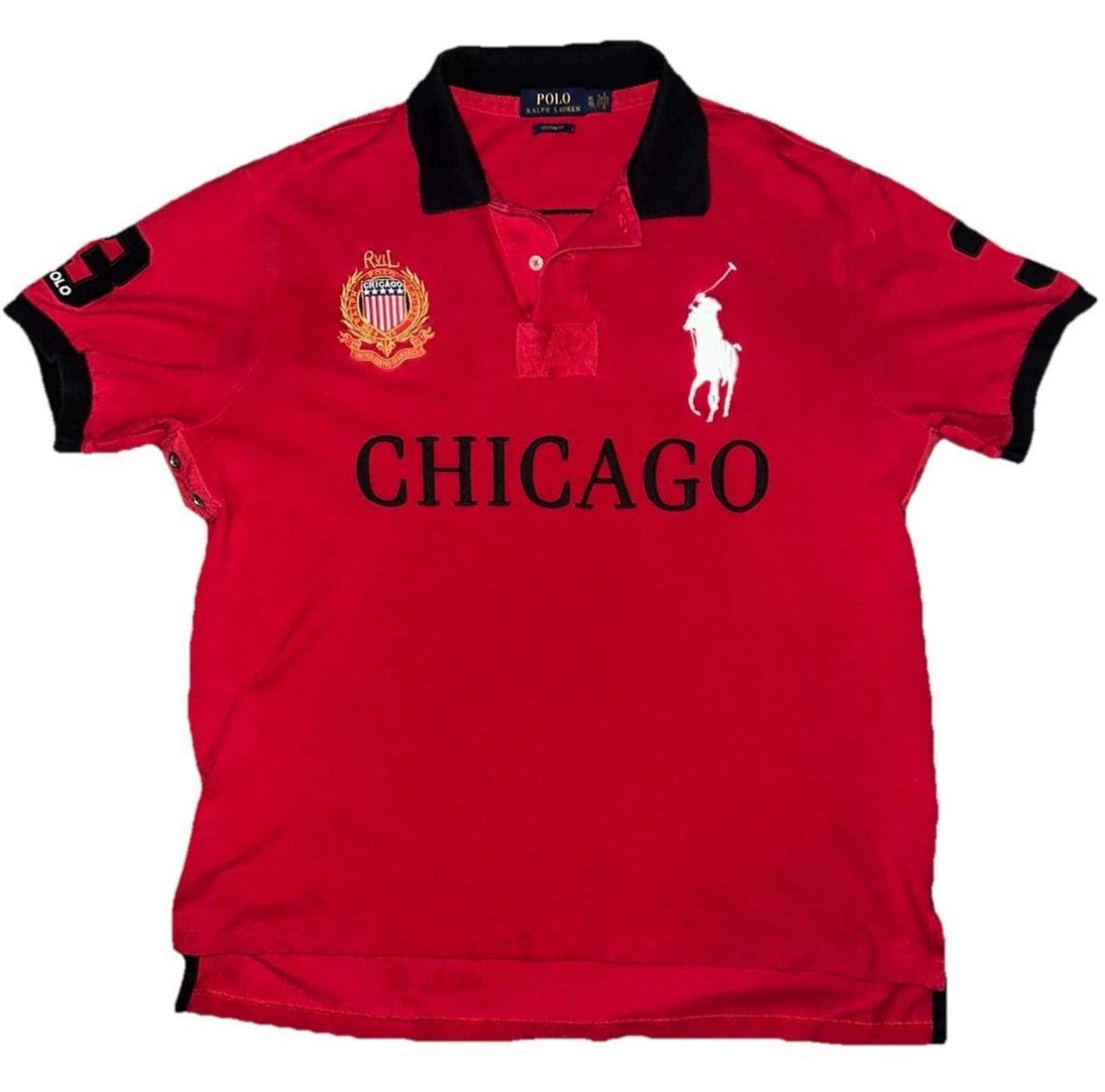 美品✨️ RalphLauren 　ラルフローレン ポロシャツ　シカゴ Polo Ralph Lauren Chicago Polo | Grailed