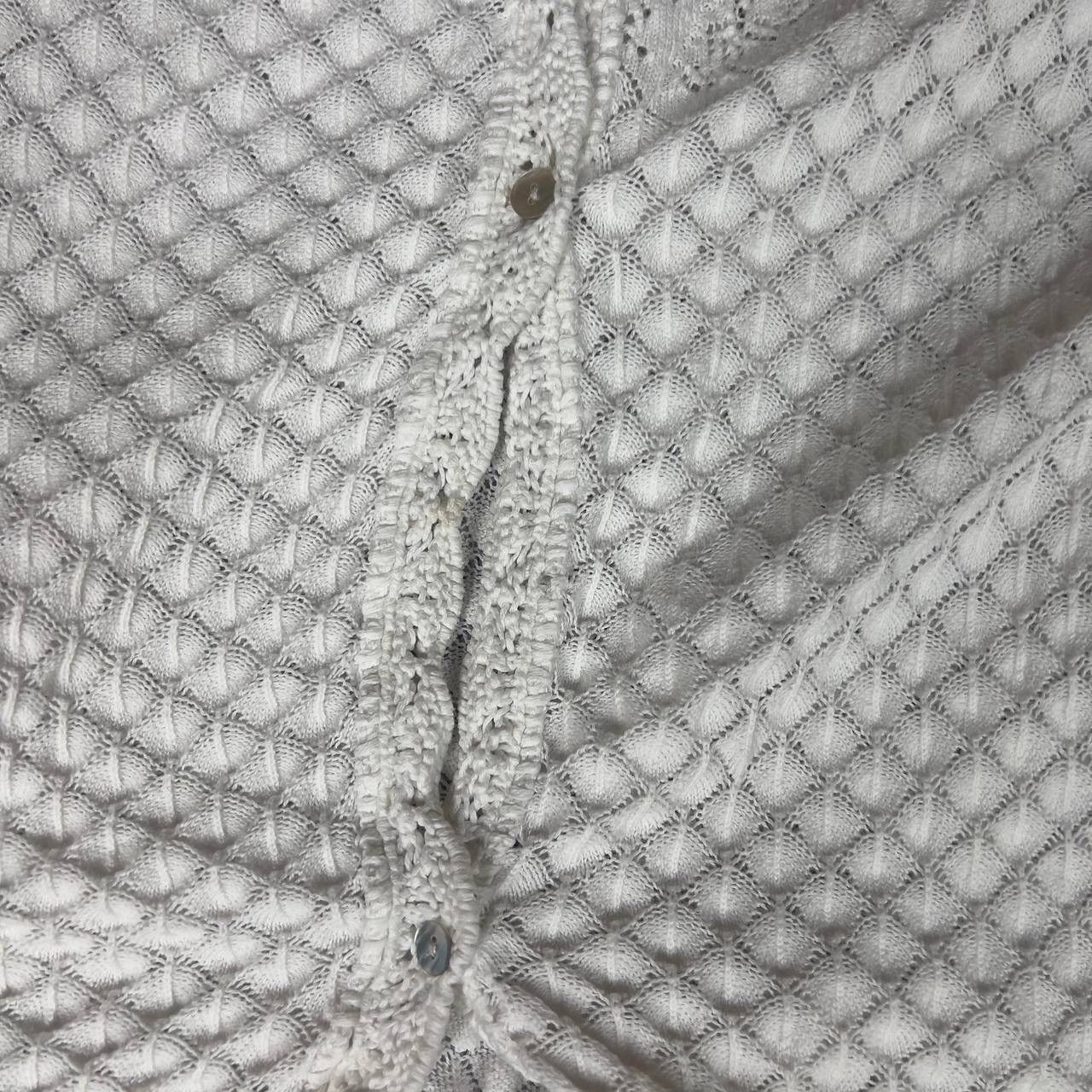 Odd Molly Odd Molly Cardigan Women's Size 3 Cotton White Long Sleeve` Size XS / US 0-2 / IT 36-38 - 6 Thumbnail