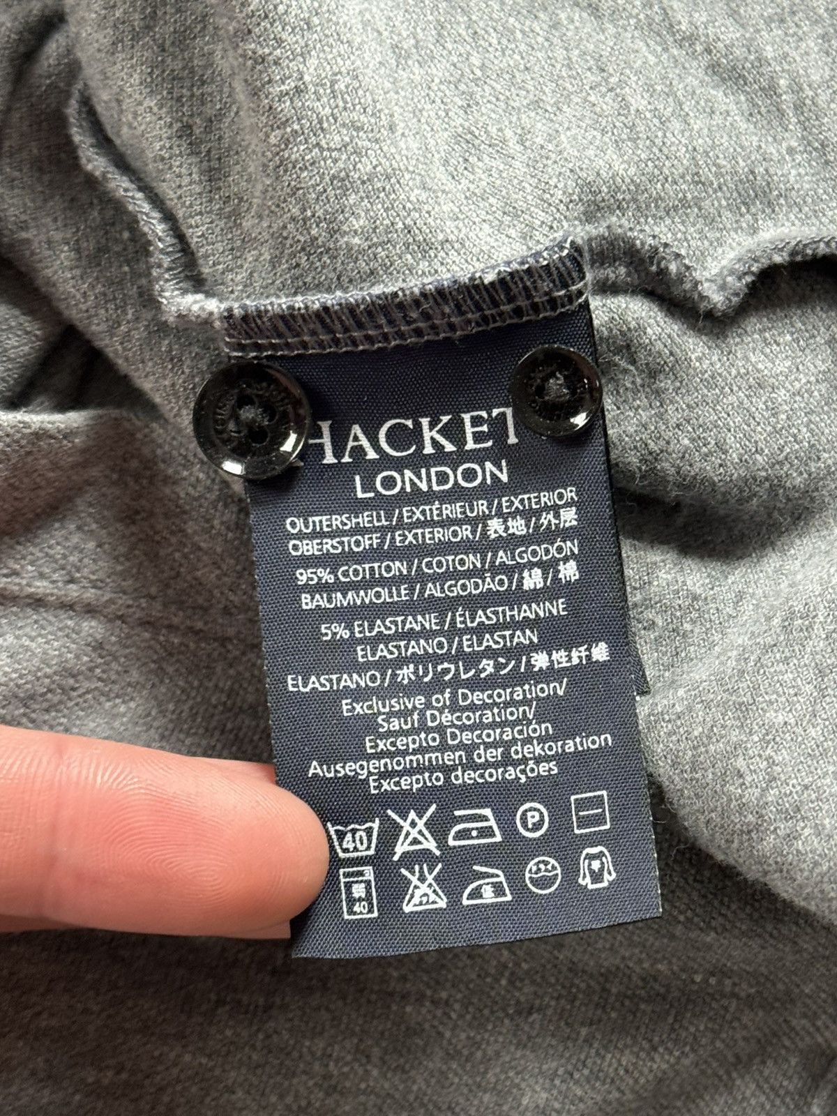 Hackett Aston Martin by Hackett L polo long sleeve jumper pullover Size US L / EU 52-54 / 3 - 8 Thumbnail