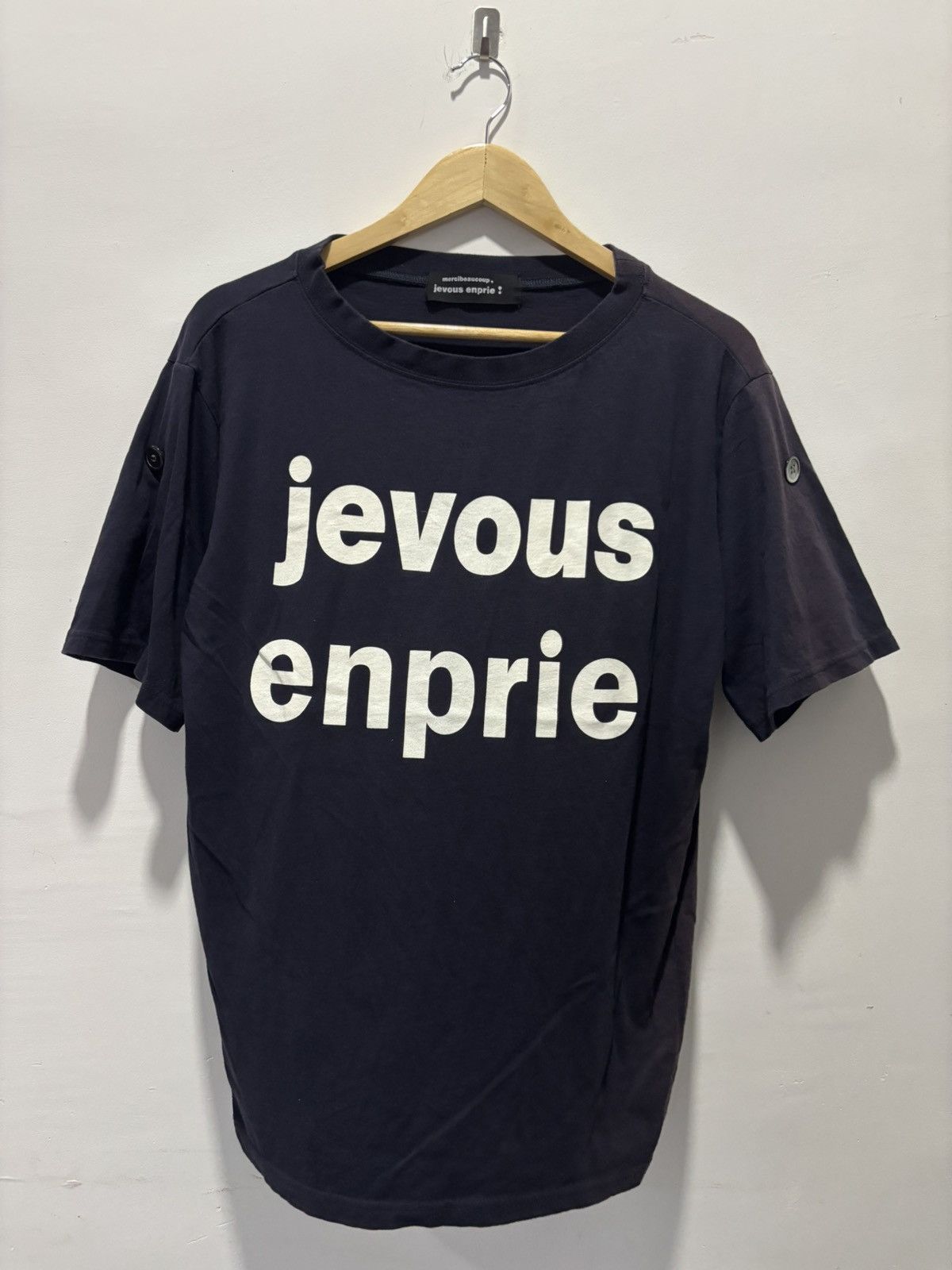 Issey Miyake × mercibeaucoup Vintage Mercibeaucoup Jevous Enprie by Issey Miyake Tshirt Size US M / EU 48-50 / 2 - 1 Thumbnail