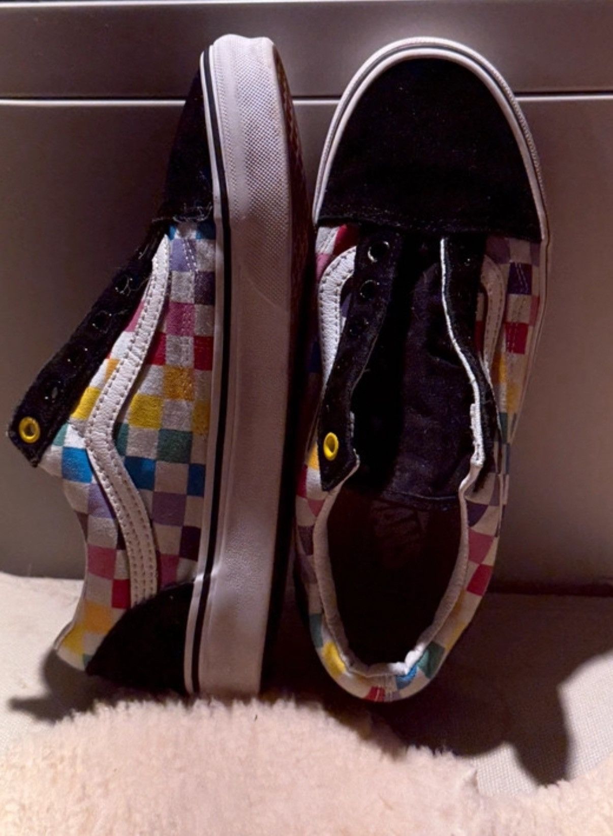 Vans Vans- Old Skool Rainbow checkerboard Size US 7.5 / IT 37.5 - 4 Thumbnail