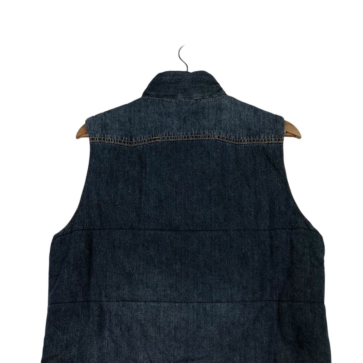 Japanese Brand Classic USA-Made Work Vest — Sanforized Denim Copper Buttons Size US M / EU 48-50 / 2 - 10 Thumbnail