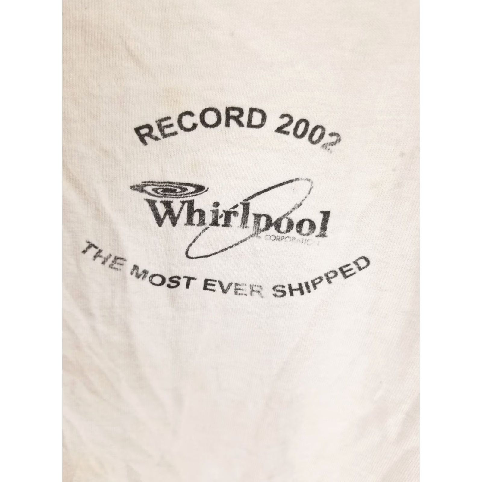 Vintage VINTAGE WHIRPOOL DISHWASHER DISTRESSED WORN LONG SLEEVE T-SHIRT XXL Shirt Men White 2002 Size US XXL / EU 58 / 5 - 3 Thumbnail