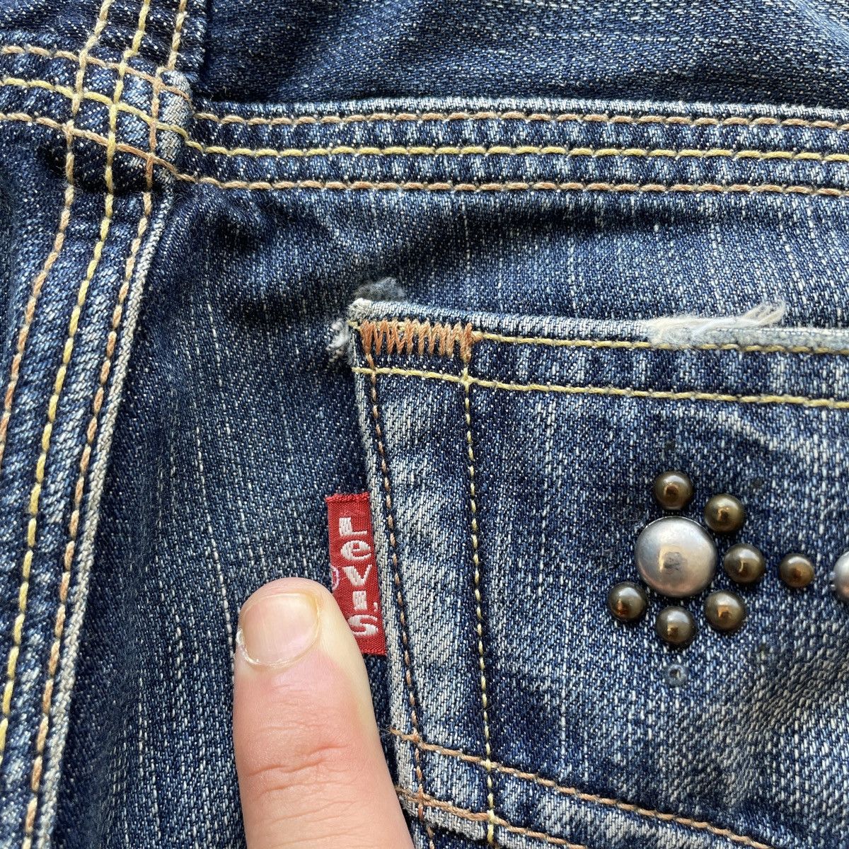 Levi's W33x30.5💥 Vintage Levi’s 502 Faded Jeans Denim Pants Size US 33 - 11 Thumbnail