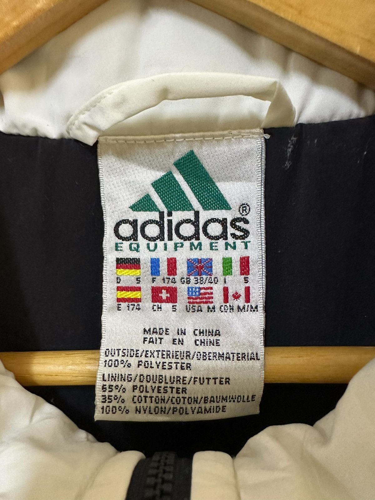 Adidas vintage adidas equipment jacket Size US L / EU 52-54 / 3 - 6 Thumbnail
