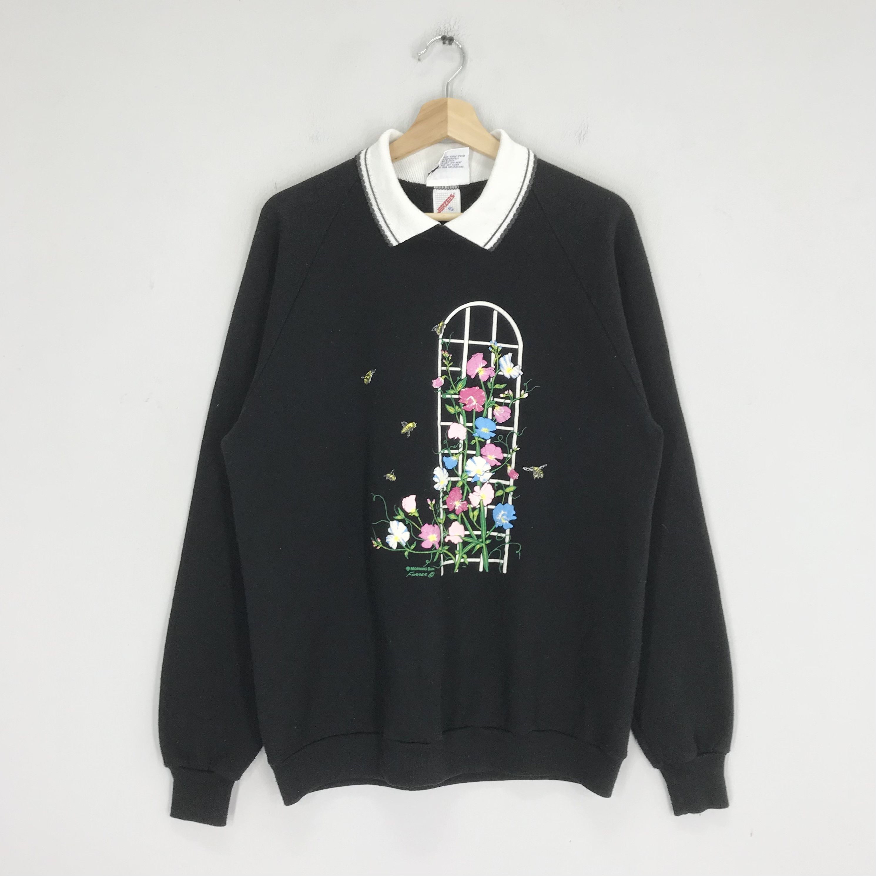 Vintage Vintage 90s Morning Suns Sweatshirt - 166 Size US M / EU 48-50 / 2 - 1 Thumbnail
