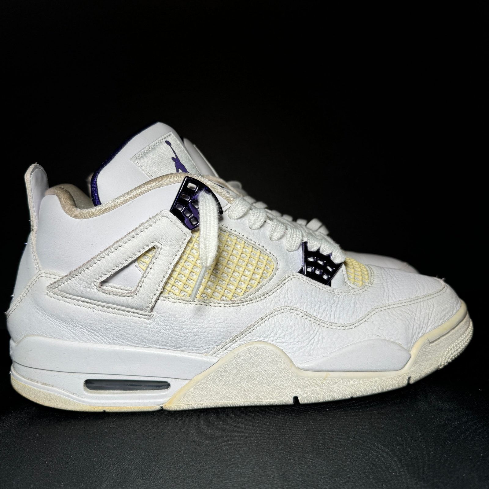 Jordan Brand × Nike Size 11 Nike Air Jordan 4 Retro Purple Metallic Men's Shoes Size US 11 / EU 44 - 1 Thumbnail