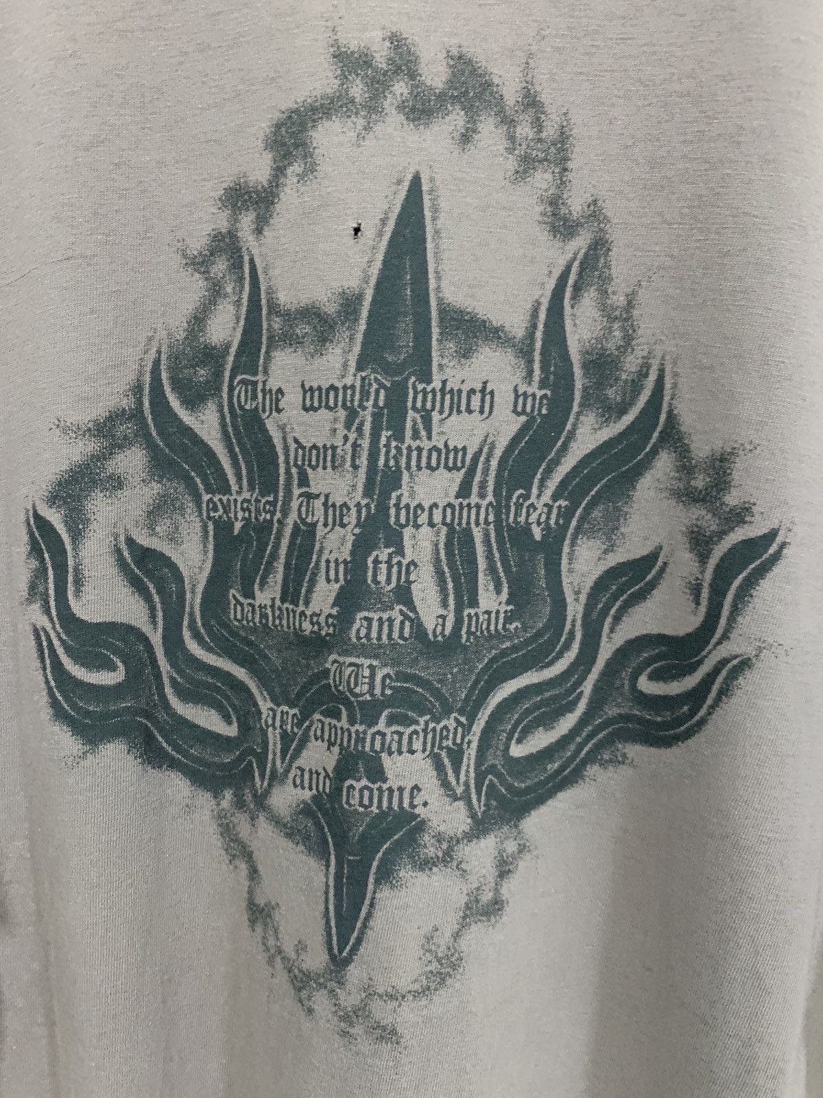 Japanese Brand Crazy Vintage Y2K Cyber Gothic Affliction Style Nature Tee Size US L / EU 52-54 / 3 - 8 Thumbnail