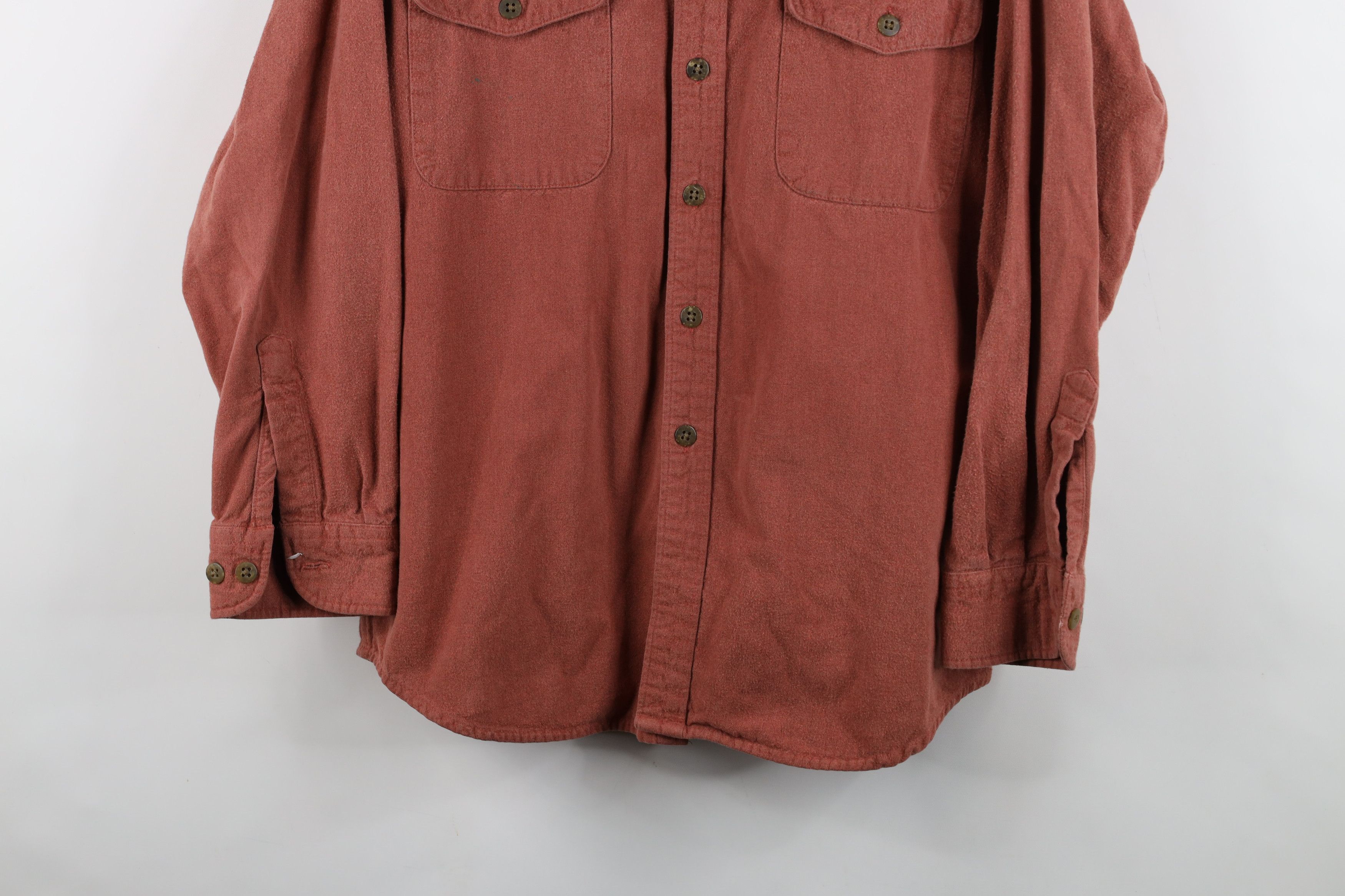 Vintage Vintage 90s Streetwear Stonewash Chamois Cloth Button Shirt Size US M / EU 48-50 / 2 - 3 Thumbnail