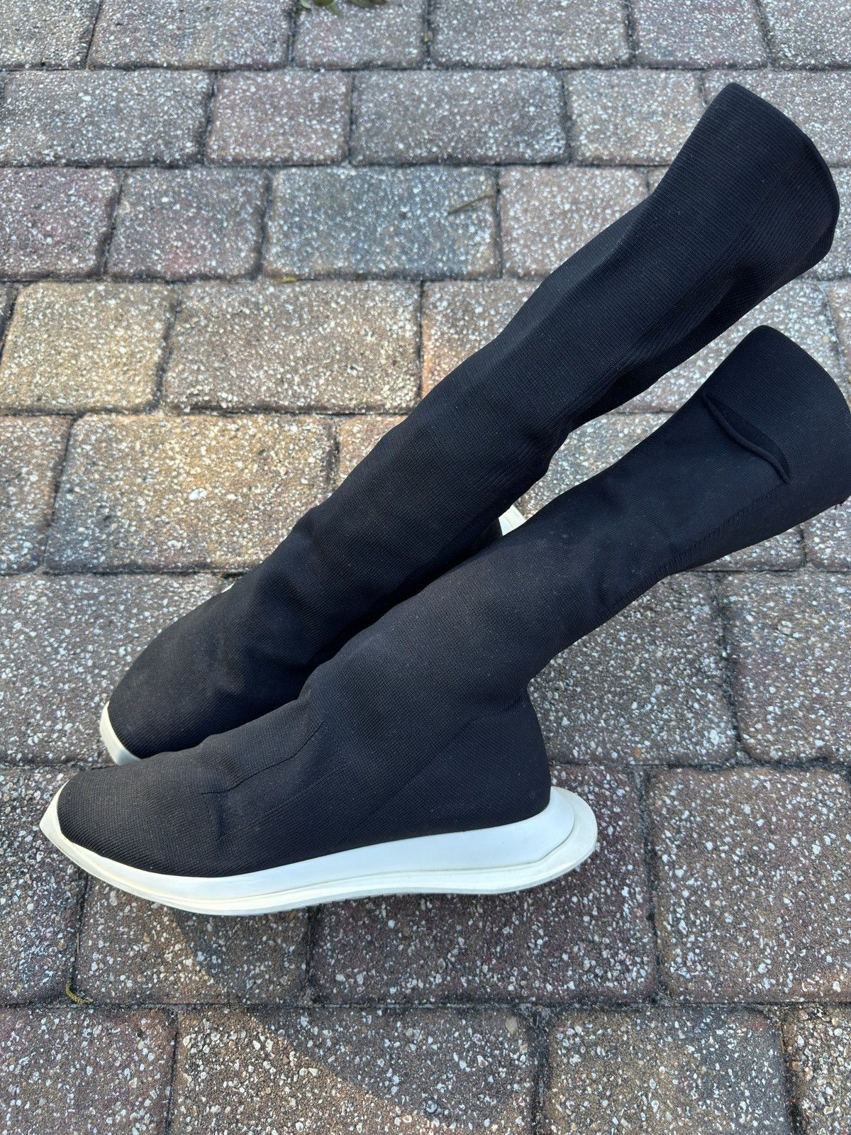 Rick Owens Rick Owens Runner Stretch Sock Size US 12 / EU 45 - 4 Thumbnail