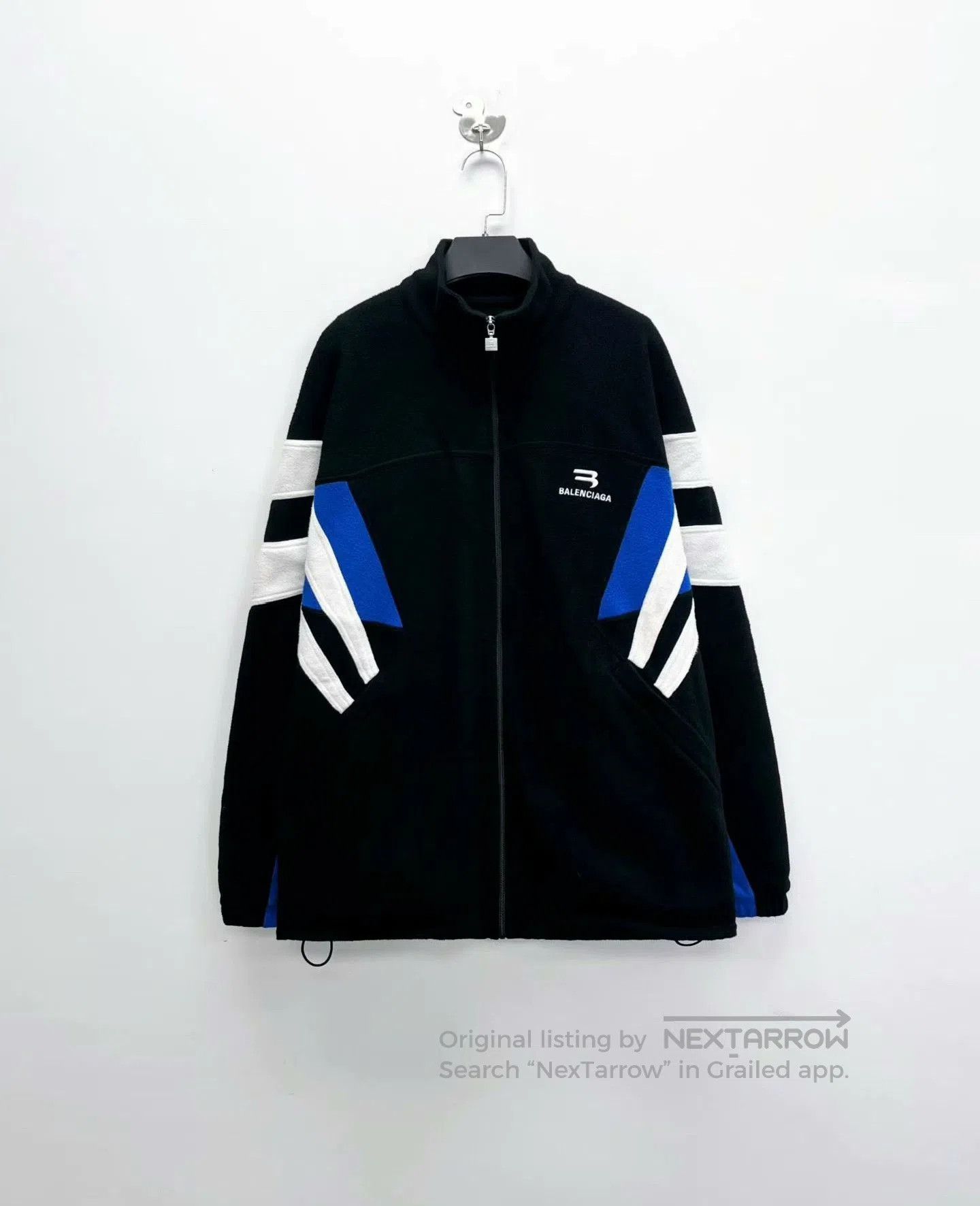 Balenciaga balenciaga ss23 blue black zip jacket. Size US XS / EU 42 / 0 - 1 Thumbnail