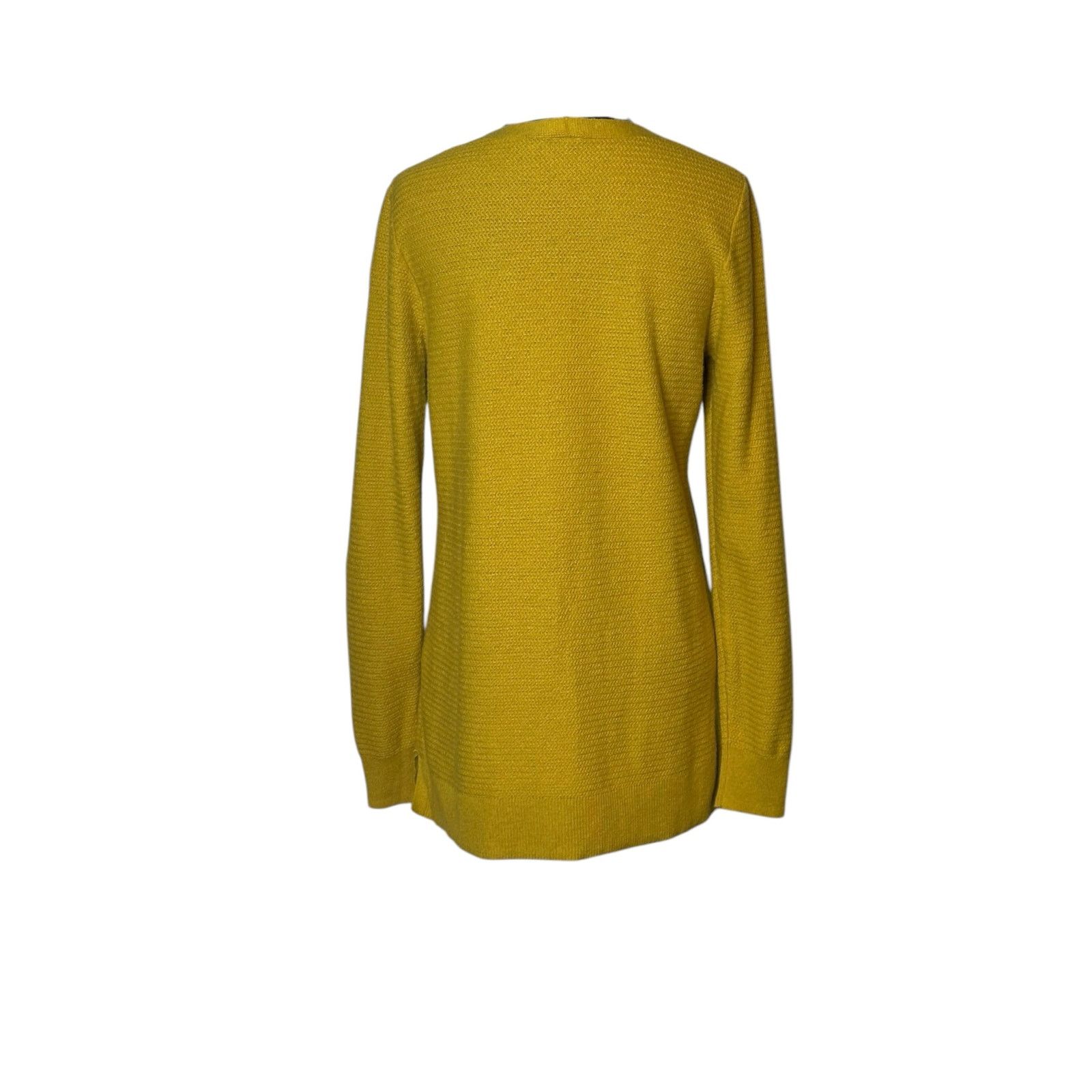 Gap Gap yellow long sleeves sweater v neck size Small Size S / US 4 / IT 40 - 2 Thumbnail
