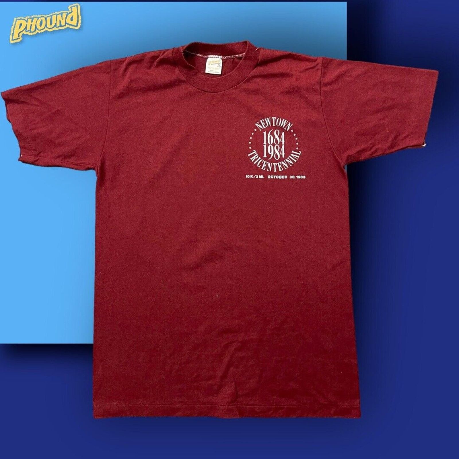 Other Vtg 1983 NEWTOWN PA Bucks County Tricentennial 10K TShirt M Size US M / EU 48-50 / 2 - 1 Thumbnail