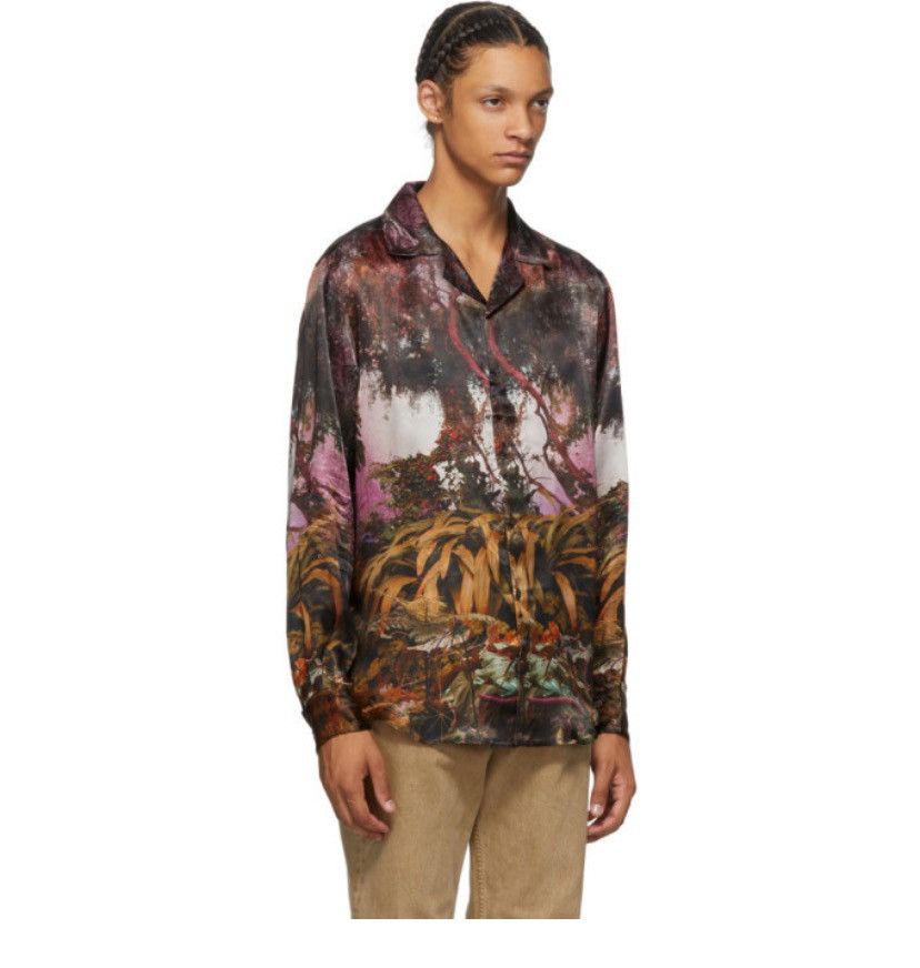 Phipps PHIPPS 100% Cupro Forest Landscape Shirt — XS Size US S / EU 44-46 / 1 - 1 Thumbnail