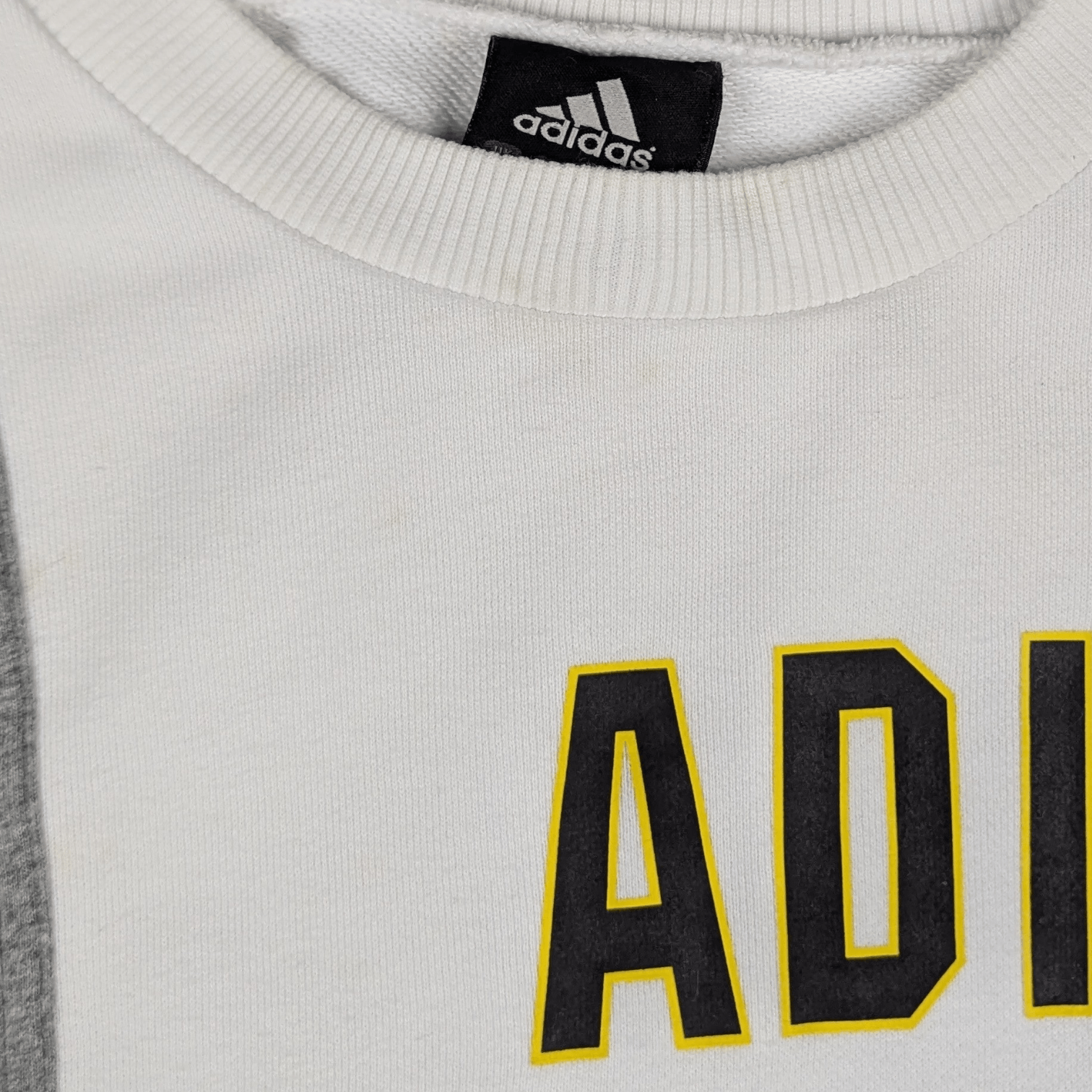 Adidas ADIDAS Big Spell Out Logo Crewneck Sweatshirts Size US S / EU 44-46 / 1 - 10 Thumbnail