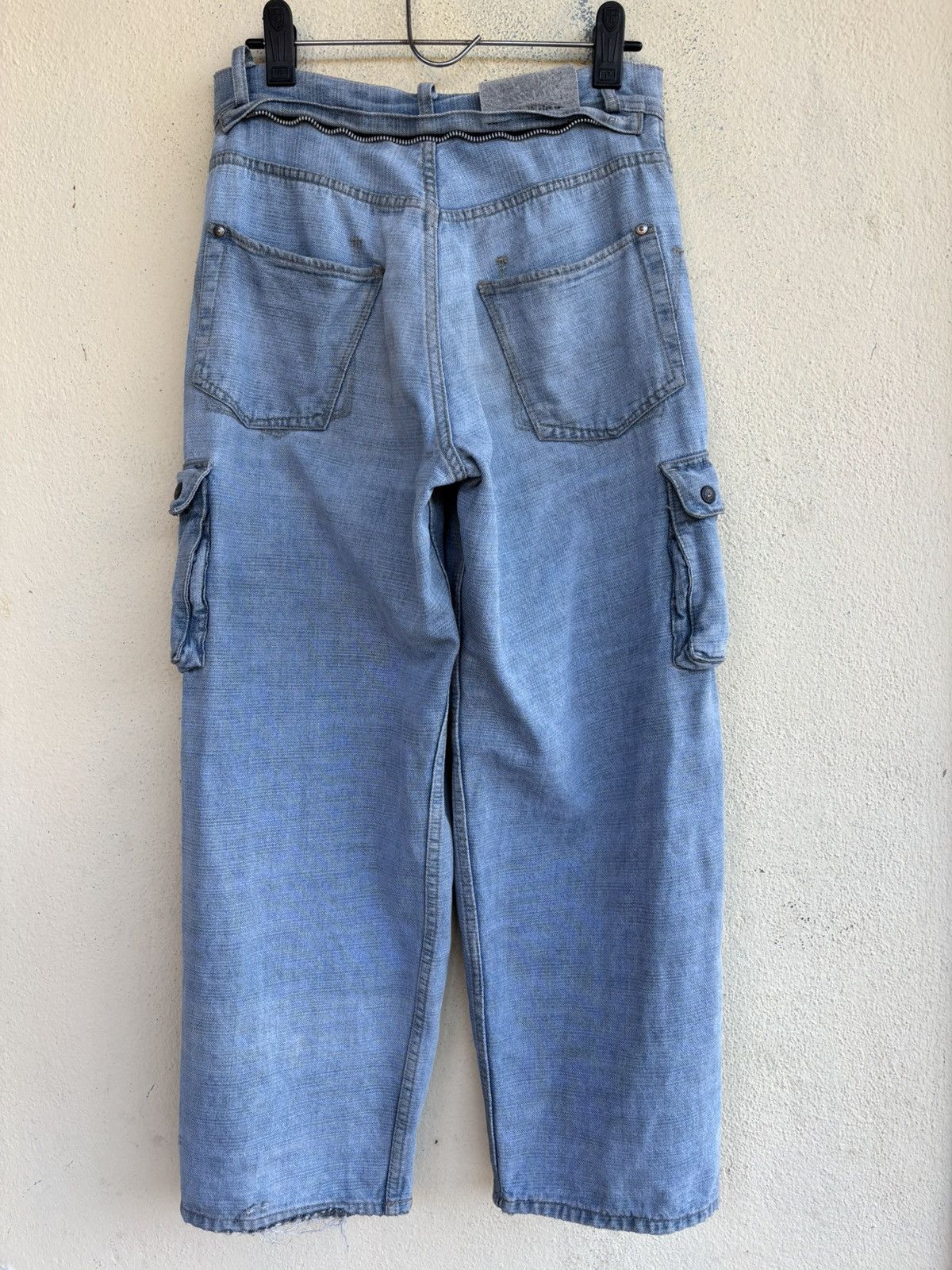 Japanese Brand Freaky Massive Bob Multipocket Baggy Denim Size US 30 / EU 46 - 2 Thumbnail