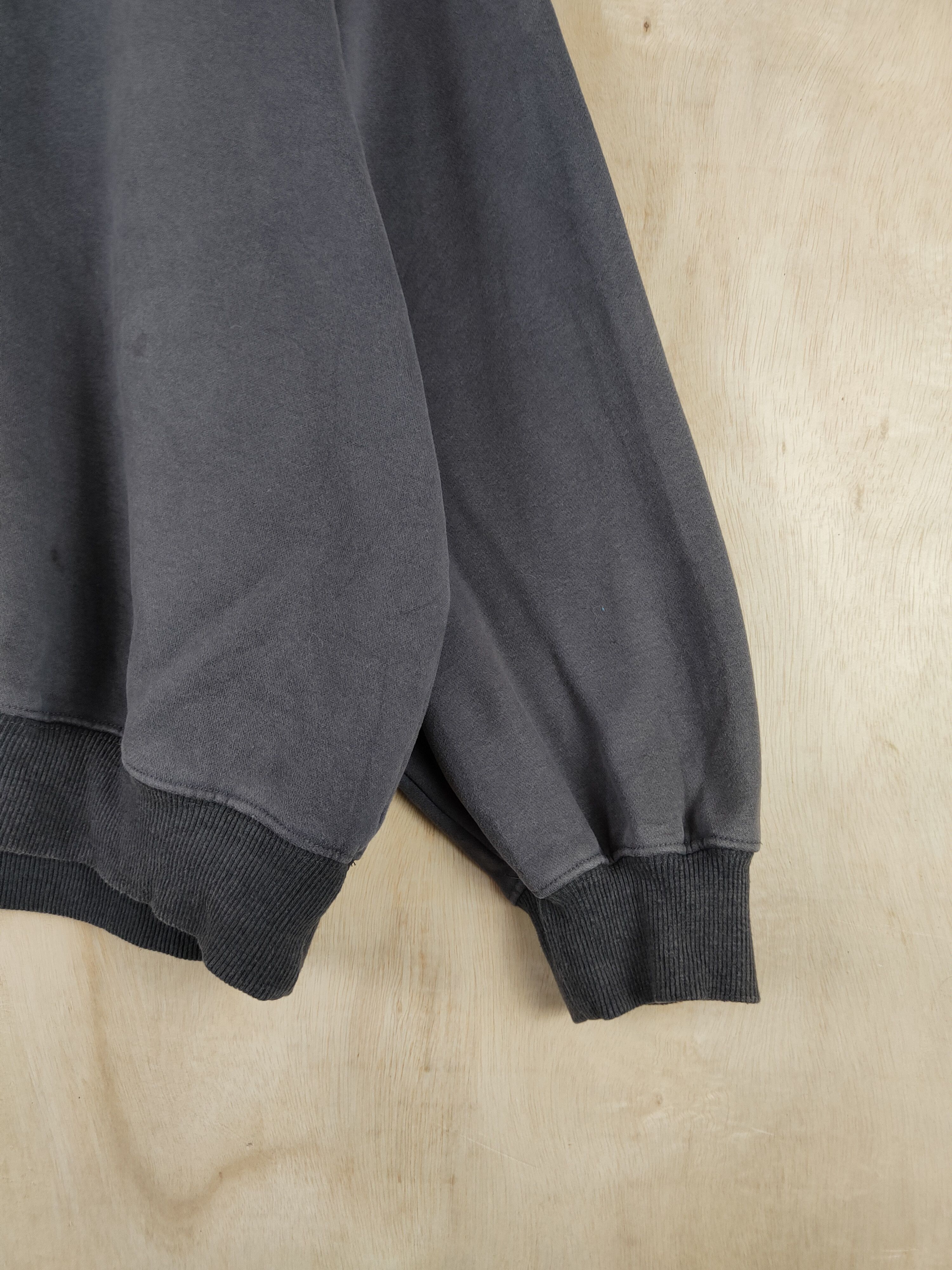 Japanese Brand × Vintage Wait More Dark Gray plain Faded Sweatshirts #S2612 Size US XL / EU 56 / 4 - 6 Thumbnail