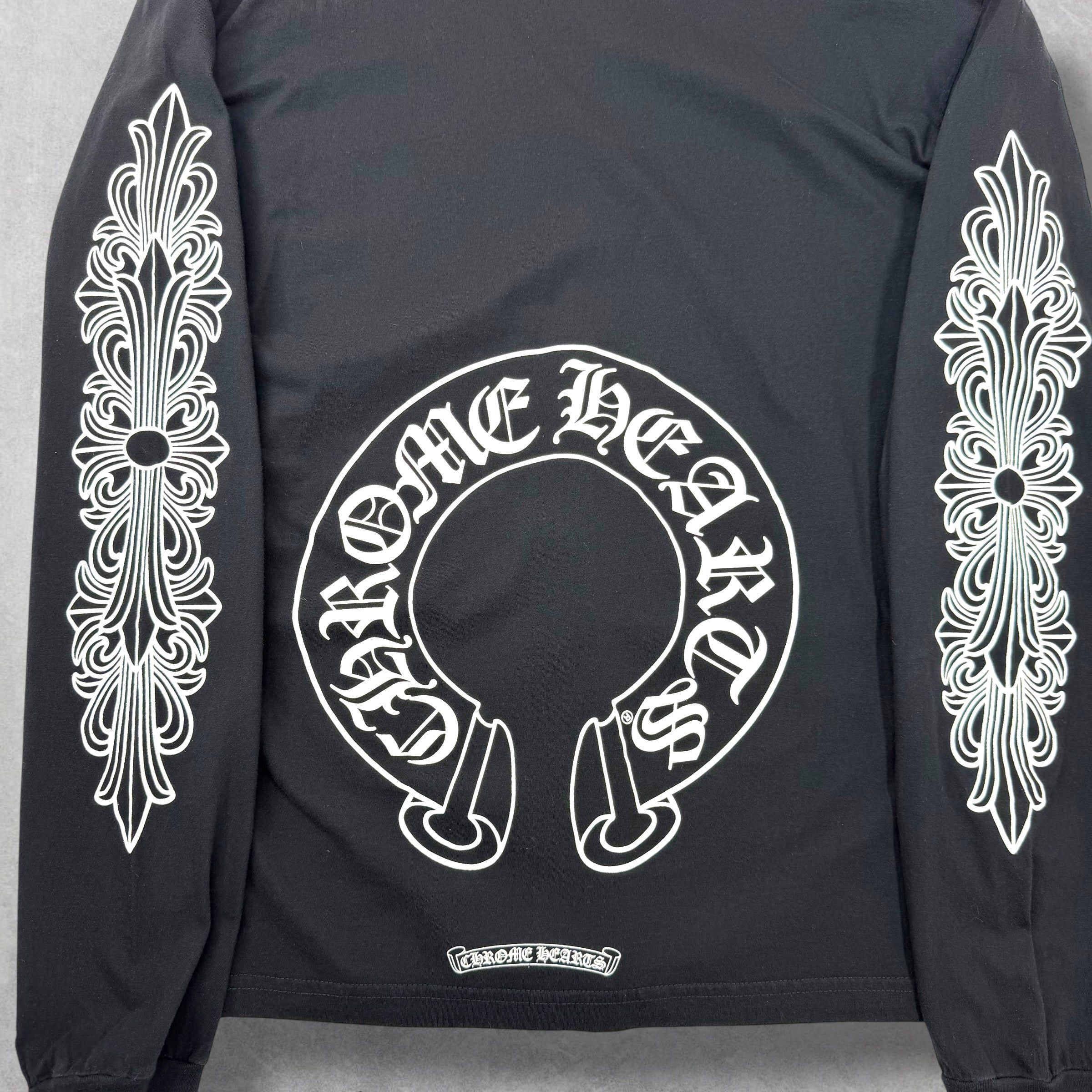 Chrome Hearts Chrome Hearts Horseshoe Floral L/S XL Size US XL / EU 56 / 4 - 4 Thumbnail