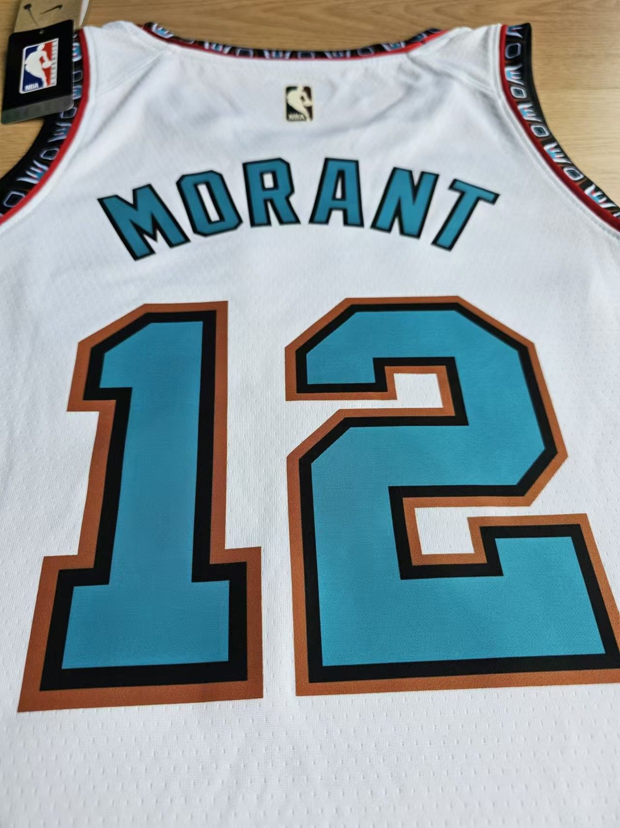 NBA Grizzlies #12 Ja Morant Jersey M Size US M / EU 48-50 / 2 - 4 Thumbnail