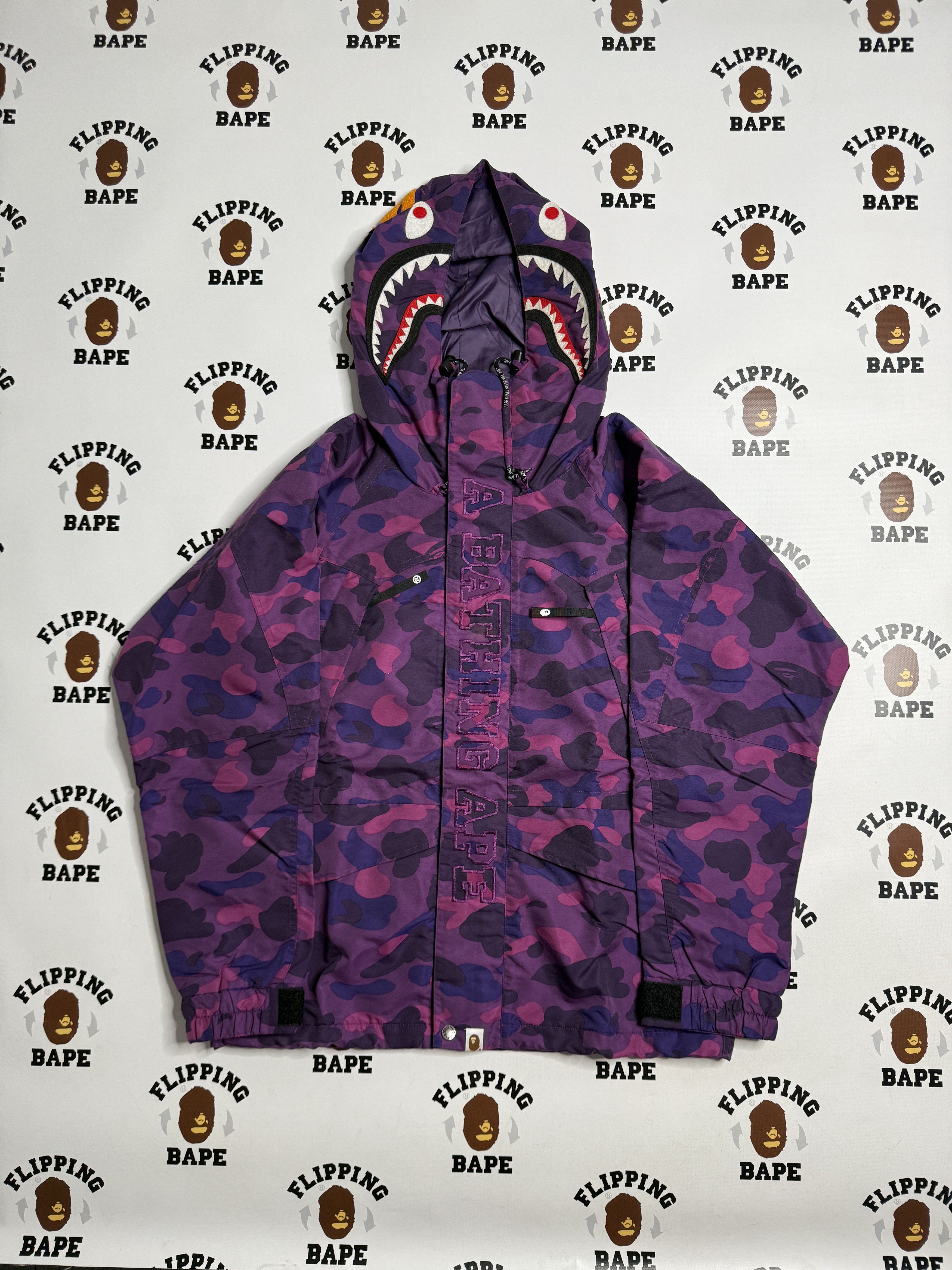 BAPE COLOR CAMO SHARK SNOWBOARD JACKET