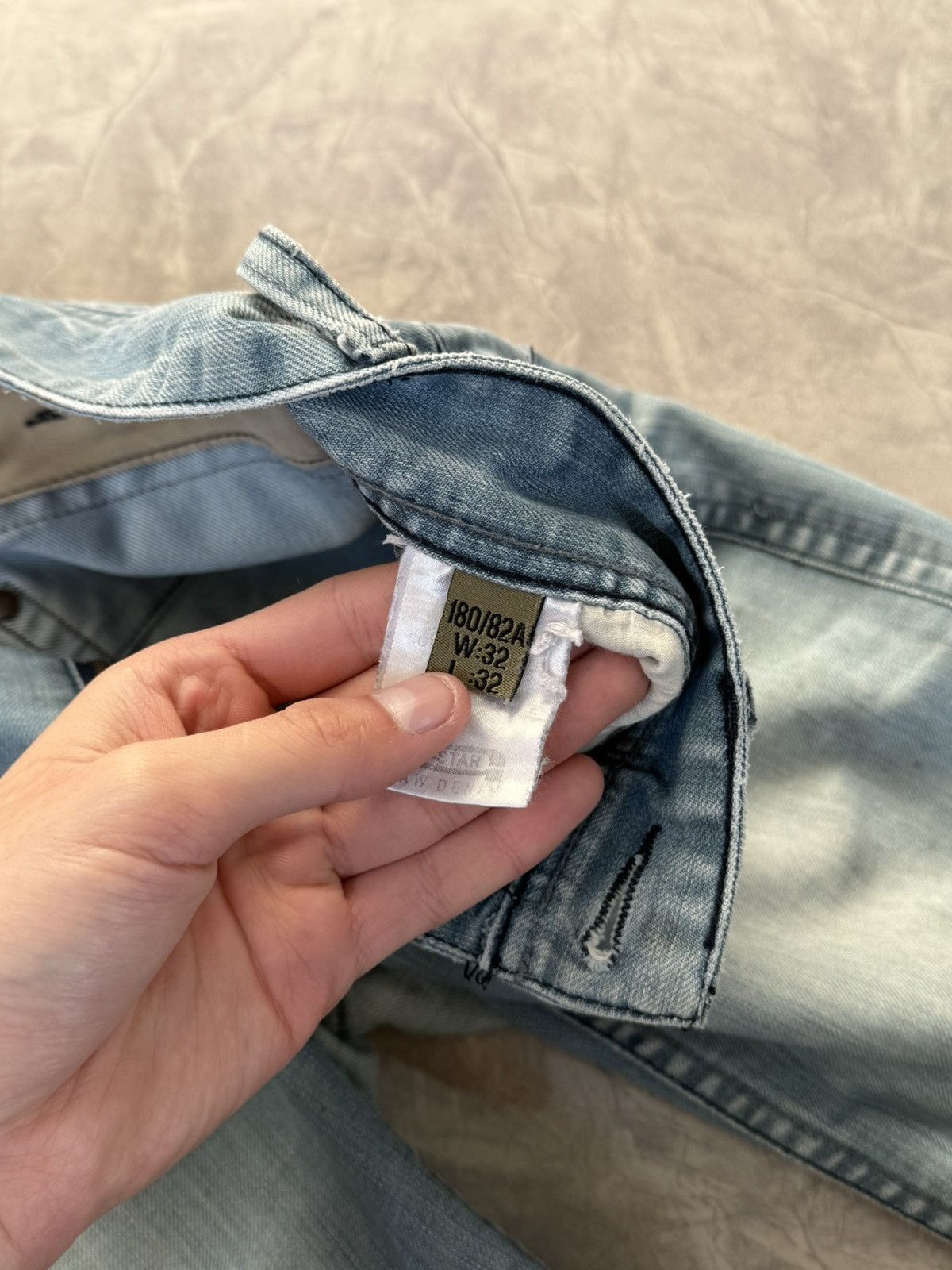 G-Star Vintage Distressed G Star Jeans Size US 32 / EU 48 - 7 Thumbnail