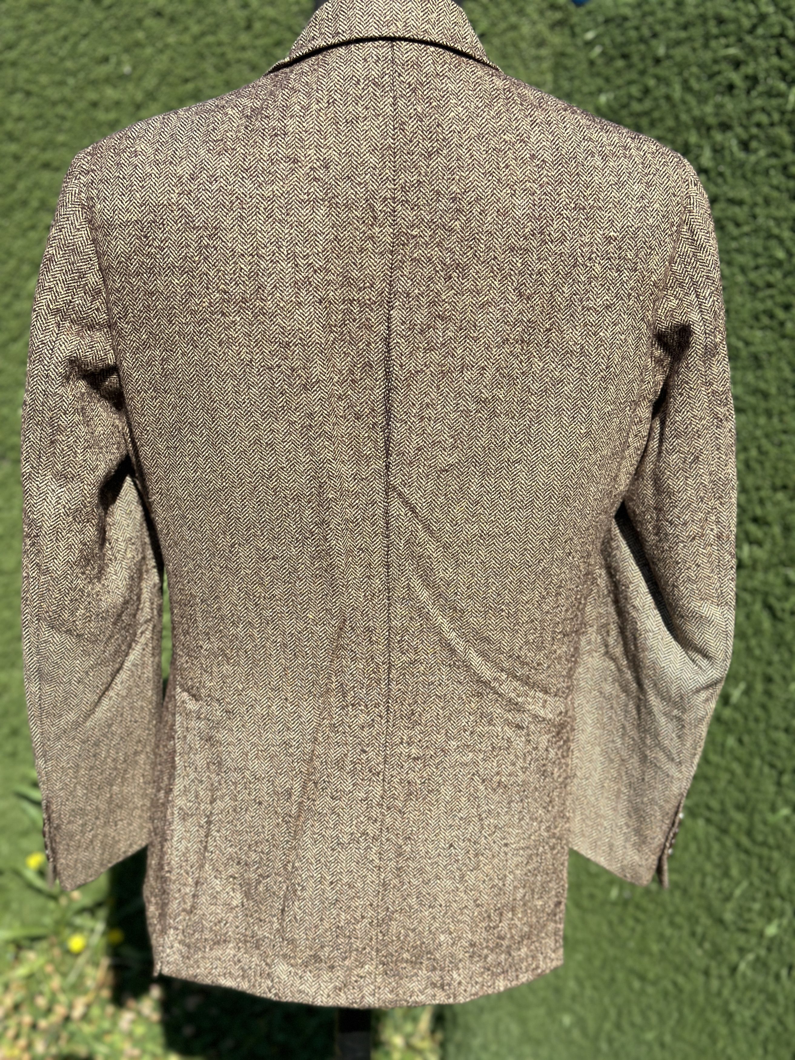 Burberry Burberry London Tweed Tux Suit Tuxedo Formal Jacket Size 52 Size 52R - 2 Thumbnail