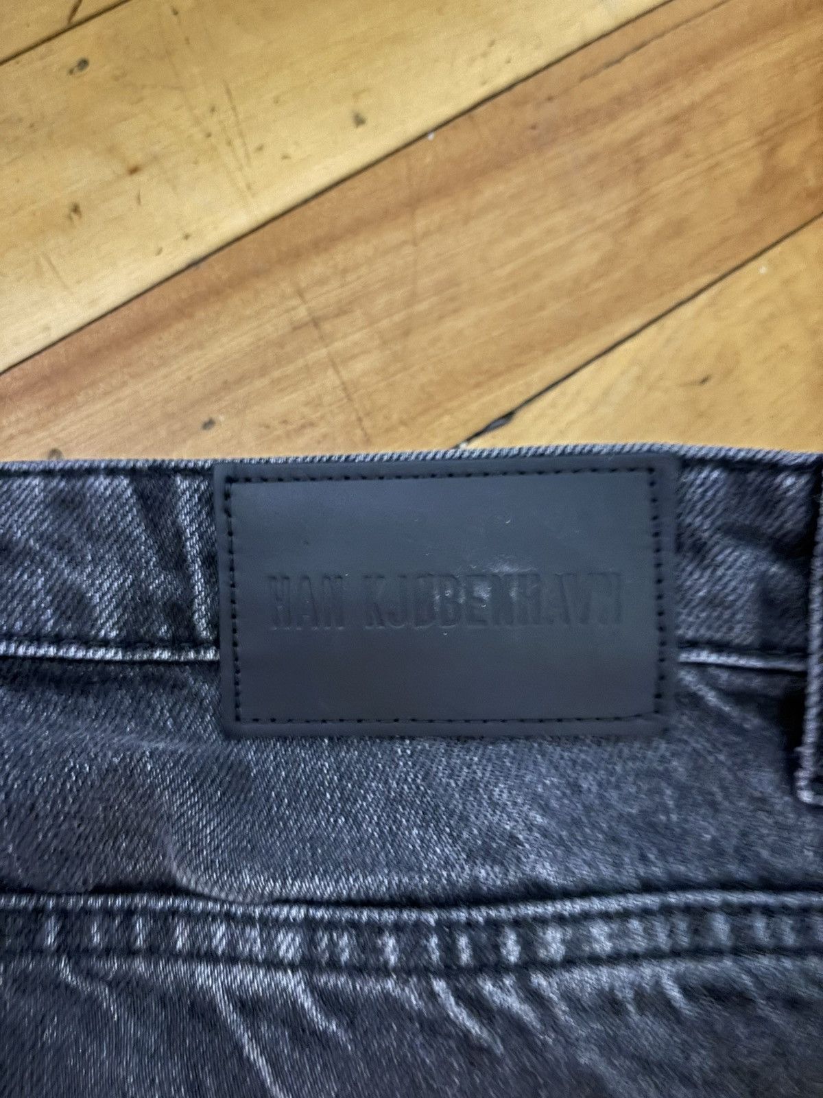 Han Kjobenhavn Black Relaxed Denim Jeans Size US 31 - 2 Thumbnail