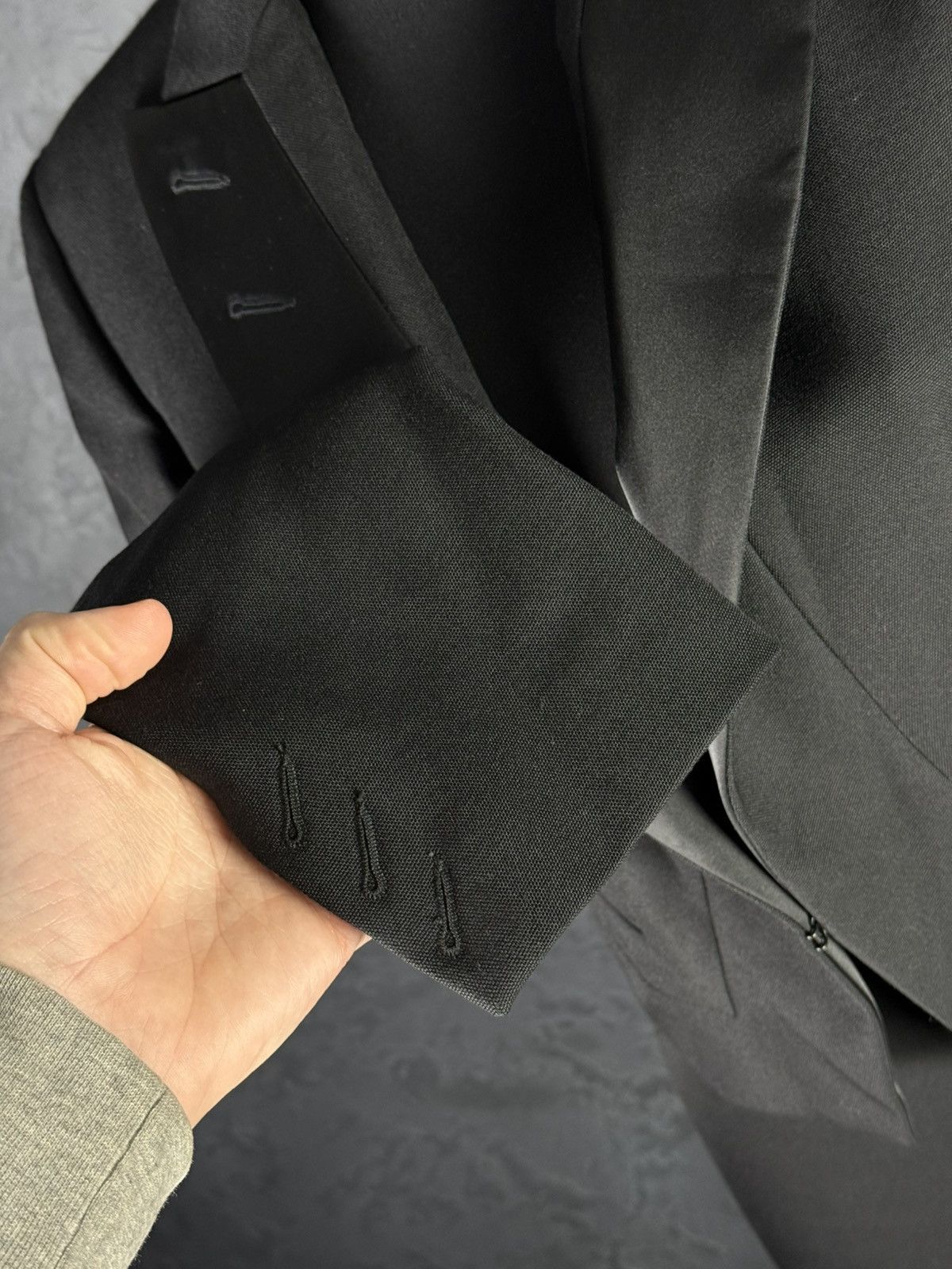Sandro New Sandro Paris Kama Structural Cropped Black Blazer Jacket Size XS / US 0-2 / IT 36-38 - 10 Thumbnail