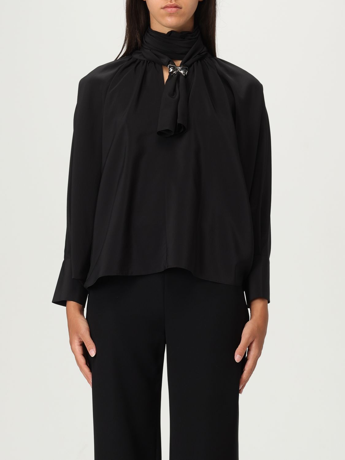 Max Mara Max Mara Shirt Woman Black Size M / US 6-8 / IT 42-44 - 1 Thumbnail