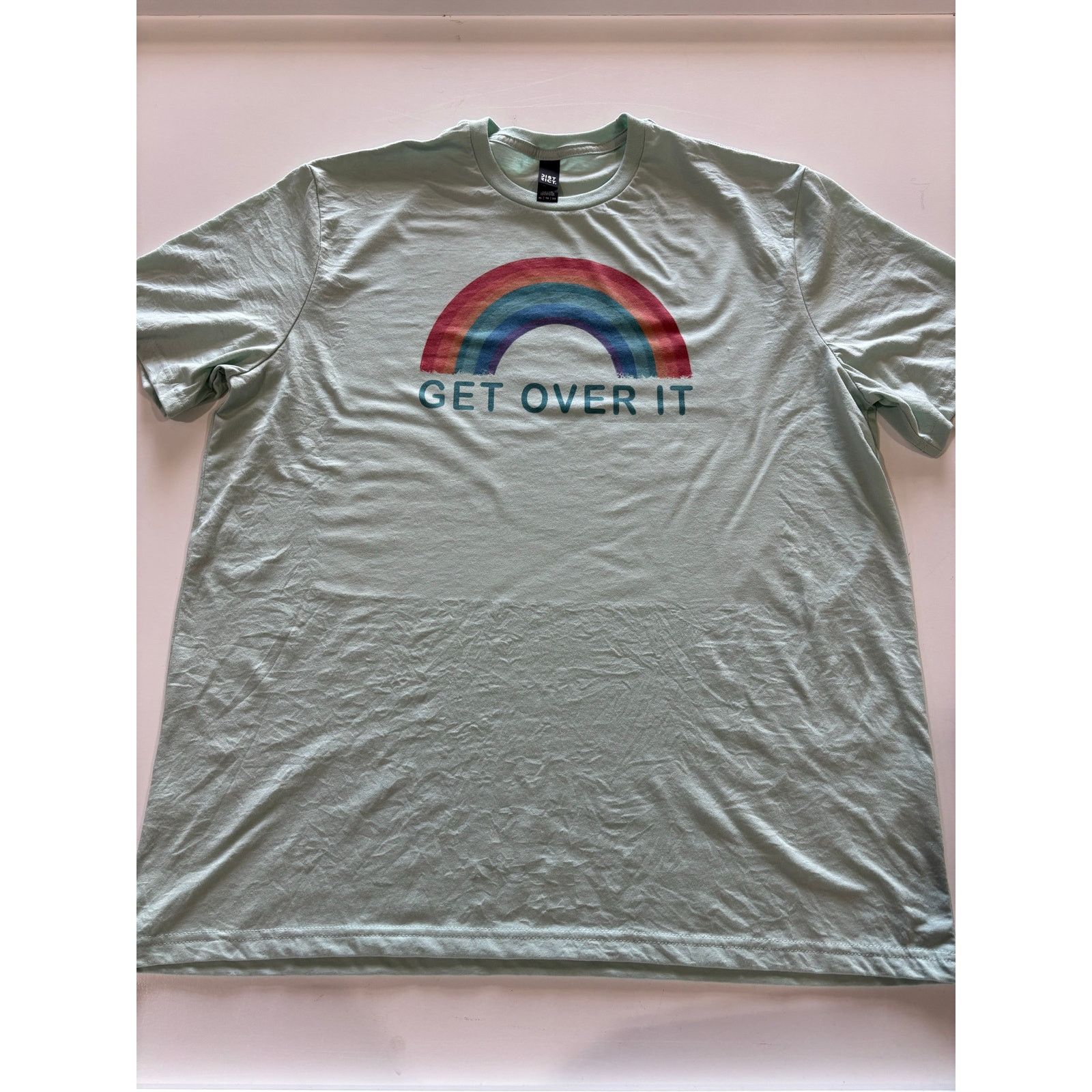 Other Get Over It Rainbow Tshirt Sage Size XL / US 12-14 / IT 48-50 - 4 Thumbnail