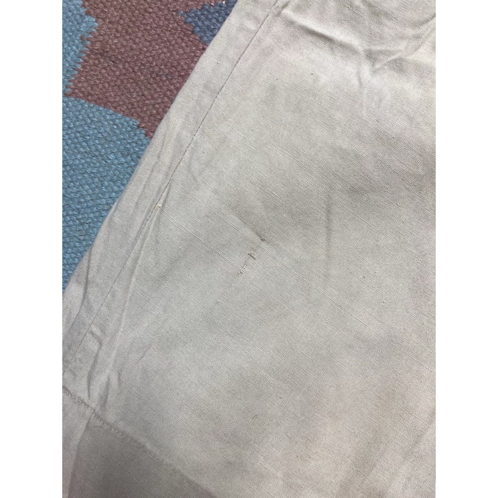 Vintage VINTAGE 70s Lightweight Cotton Shorts Beige Khaki Tan Casual Men’s 33 Short Pants Beige Mens Size US 33 - 2 Thumbnail