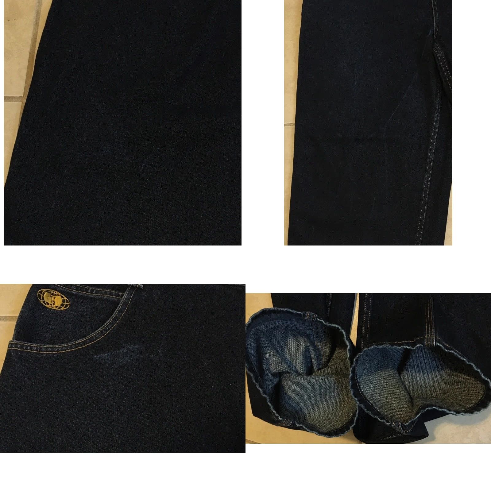 Vintage VINTAGE Wu Wear 90s Denim Jeans Baggy 40/31 Blue Hip Hop NYC Rap Distressed Relaxed Men's Jeans Size US 40 / EU 56 - 8 Thumbnail