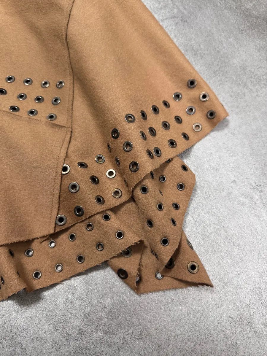 Designer × Roberto Cavalli × Vintage Roberto Cavalli Asymmetrical Studded Beige Dress Size XS / US 0-2 / IT 36-38 - 7 Thumbnail