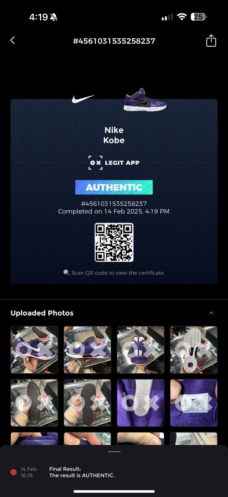 Nike Kobe VIII 8 Protro TB Promo Purple Size 12.5 HM6469-500 PE Size US 13 / EU 46 - 18 Thumbnail
