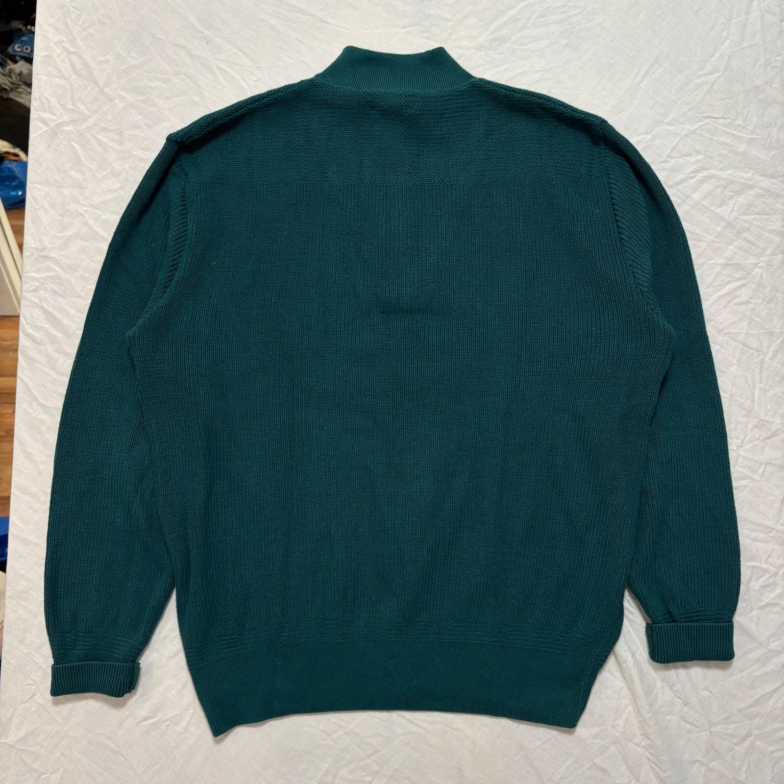 L.L. Bean VTG 90's LL Bean Knit Sweater Grandpa Core Silent Money Size US XL / EU 56 / 4 - 3 Thumbnail