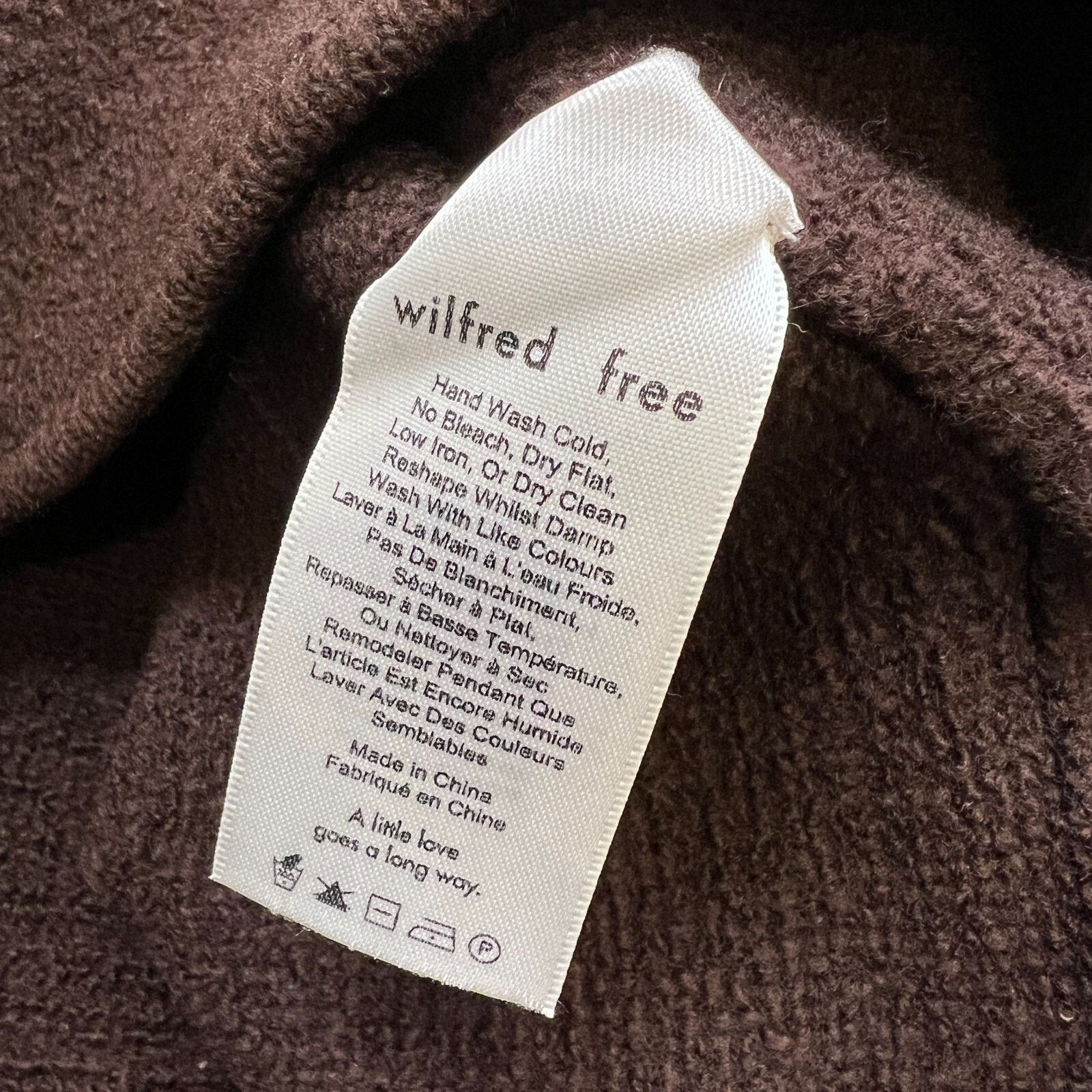 Aritzia Aritzia Wilfred Free Lolan Sweater Merino Wool Cropped Top Size S / US 4 / IT 40 - 6 Thumbnail