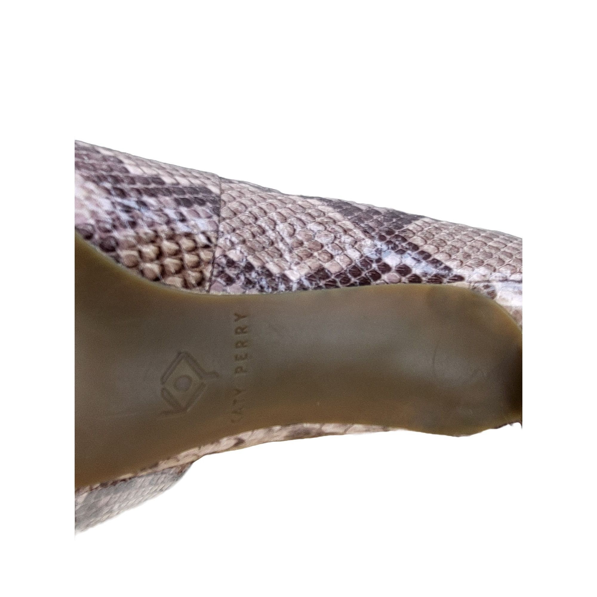 Designer Katy Perry The Sissy Heels Women Sz 8 Snakeskin Leather Stil Size US 8 / IT 38 - 7 Thumbnail