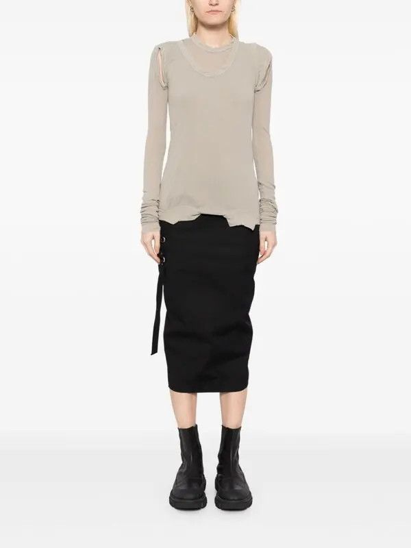 Rick Owens o1y0126 Crewneck Sweater in Gray Size S / US 4 / IT 40 - 5 Thumbnail