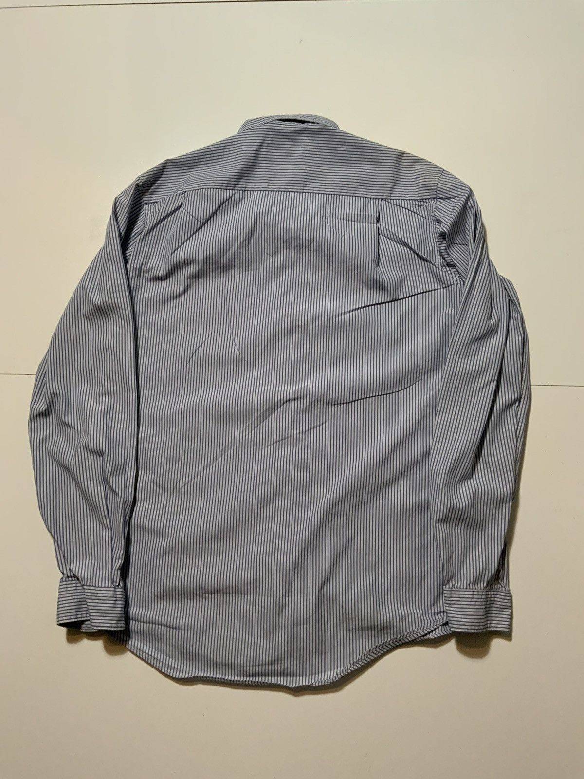 President's $349 Presidents P’s Giza Cotton Popeline Stick Striped Shirt Size US L / EU 52-54 / 3 - 2 Thumbnail