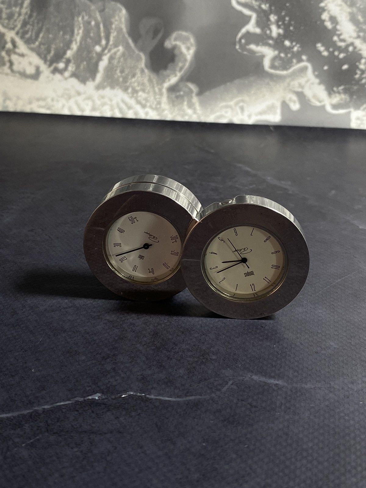 Jewelry × Vintage Vintage Desk Clock Set – Timeless Elegance ⏳ Japanese Brand Size ONE SIZE - 8 Thumbnail