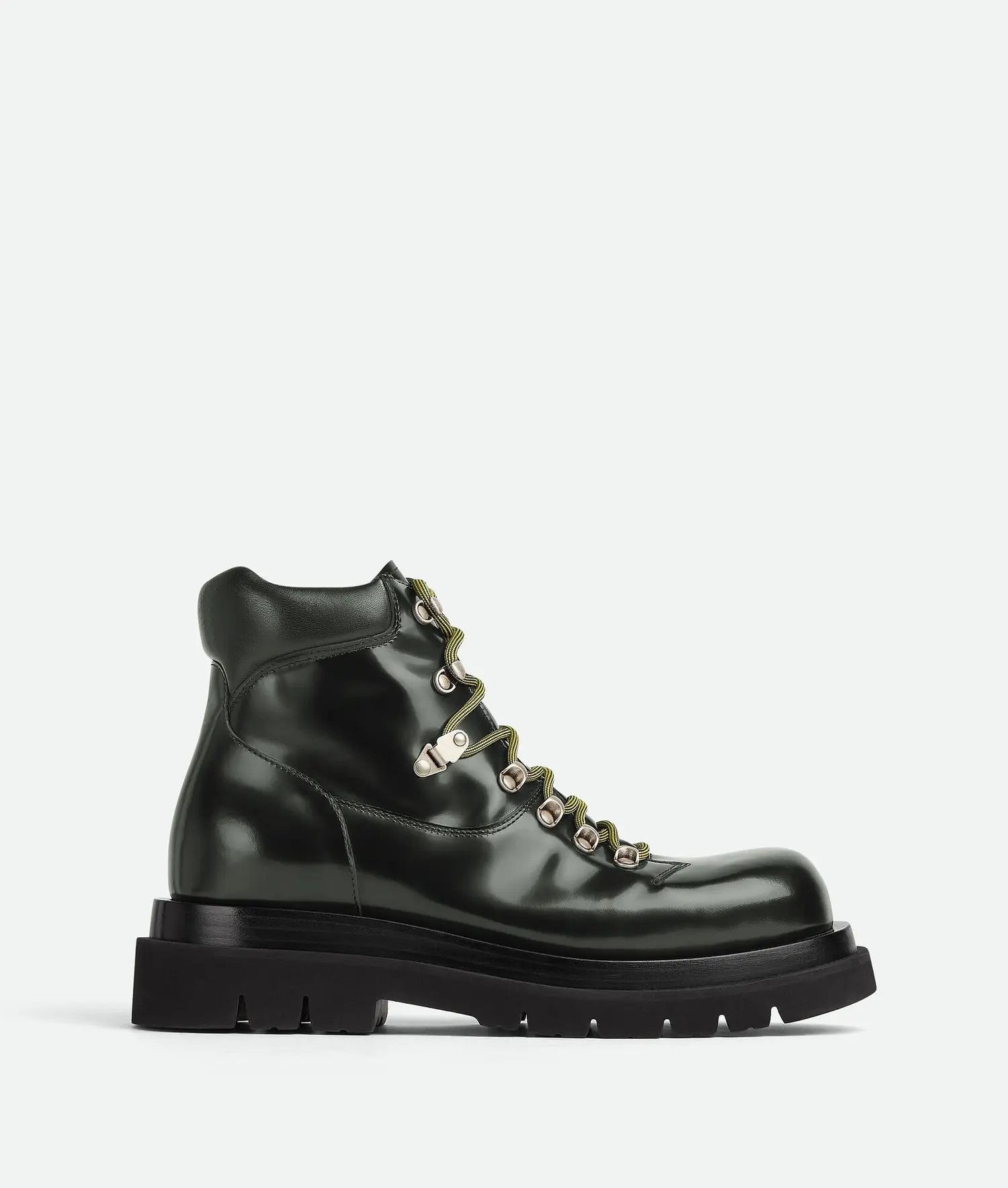 Bottega Veneta o1n1vont1224 Lug Hiking Ankle Boots in Dark Green Size US 7.5 / EU 40-41 - 1 Thumbnail