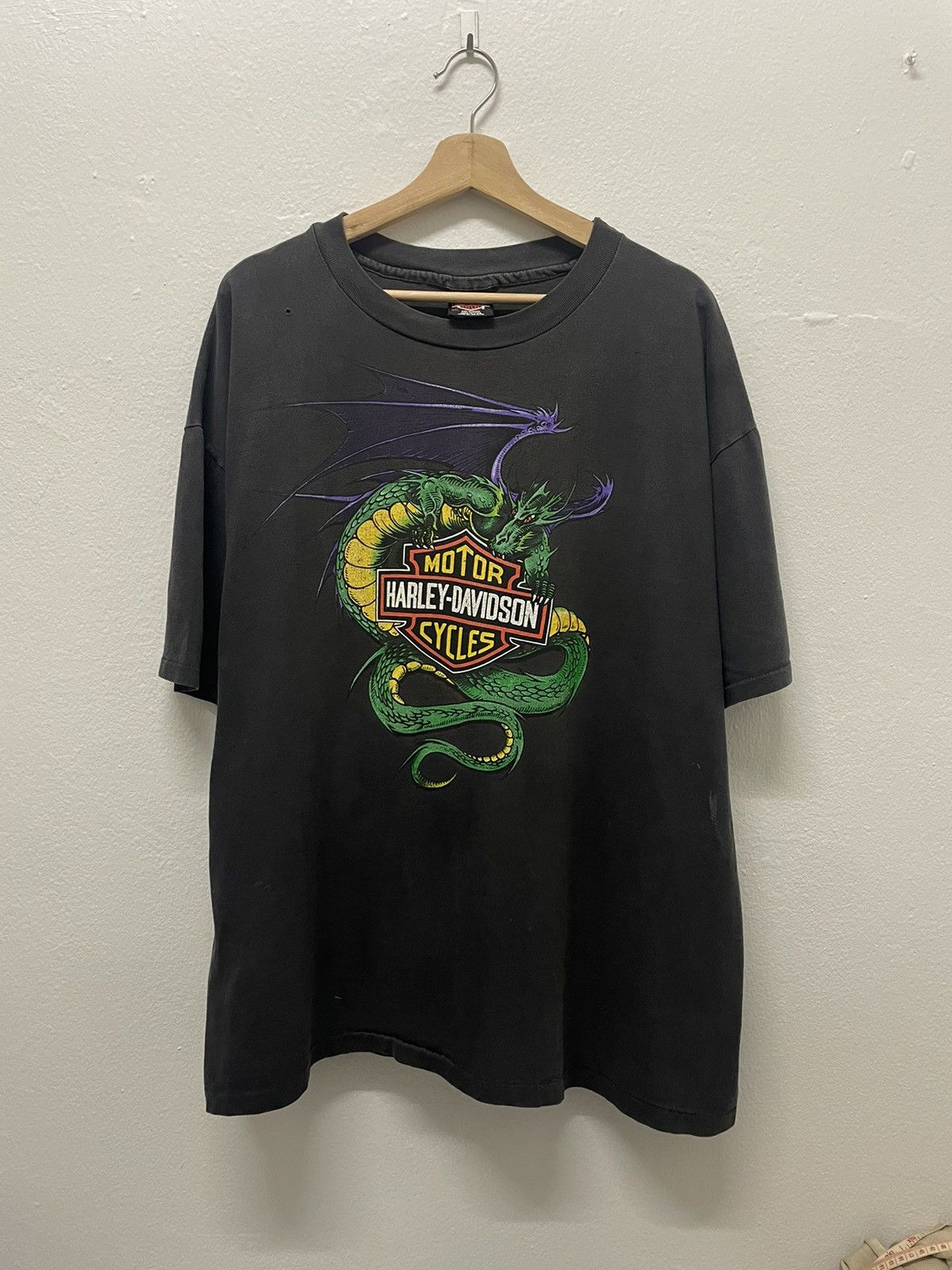 Vtg Rare Dragon Harley Davidson