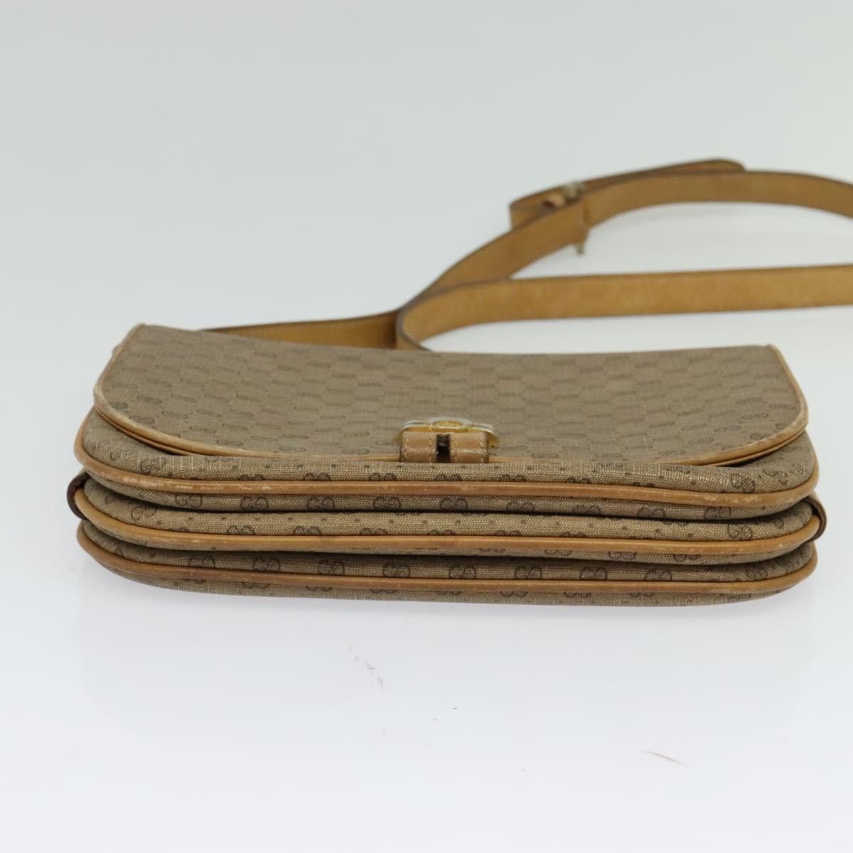 Gucci GUCCI Micro GG Supreme Shoulder Bag Pvc Beige Gold 001 406 Size ONE SIZE - 9 Thumbnail