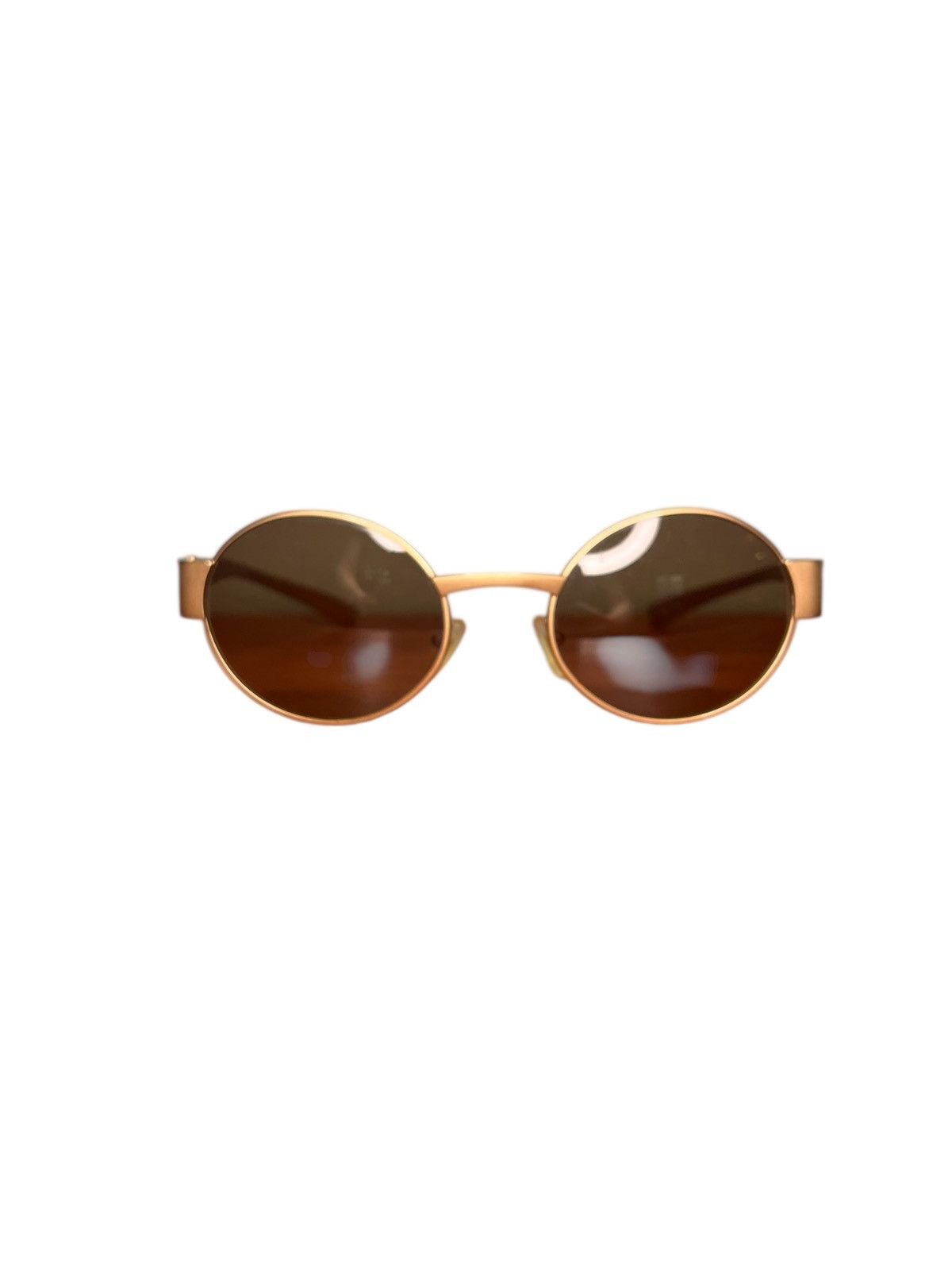 Valentino Valentino SL 5020 Vintage 90s Sunglasses Bronze Oval Bug Eye Size ONE SIZE - 5 Thumbnail