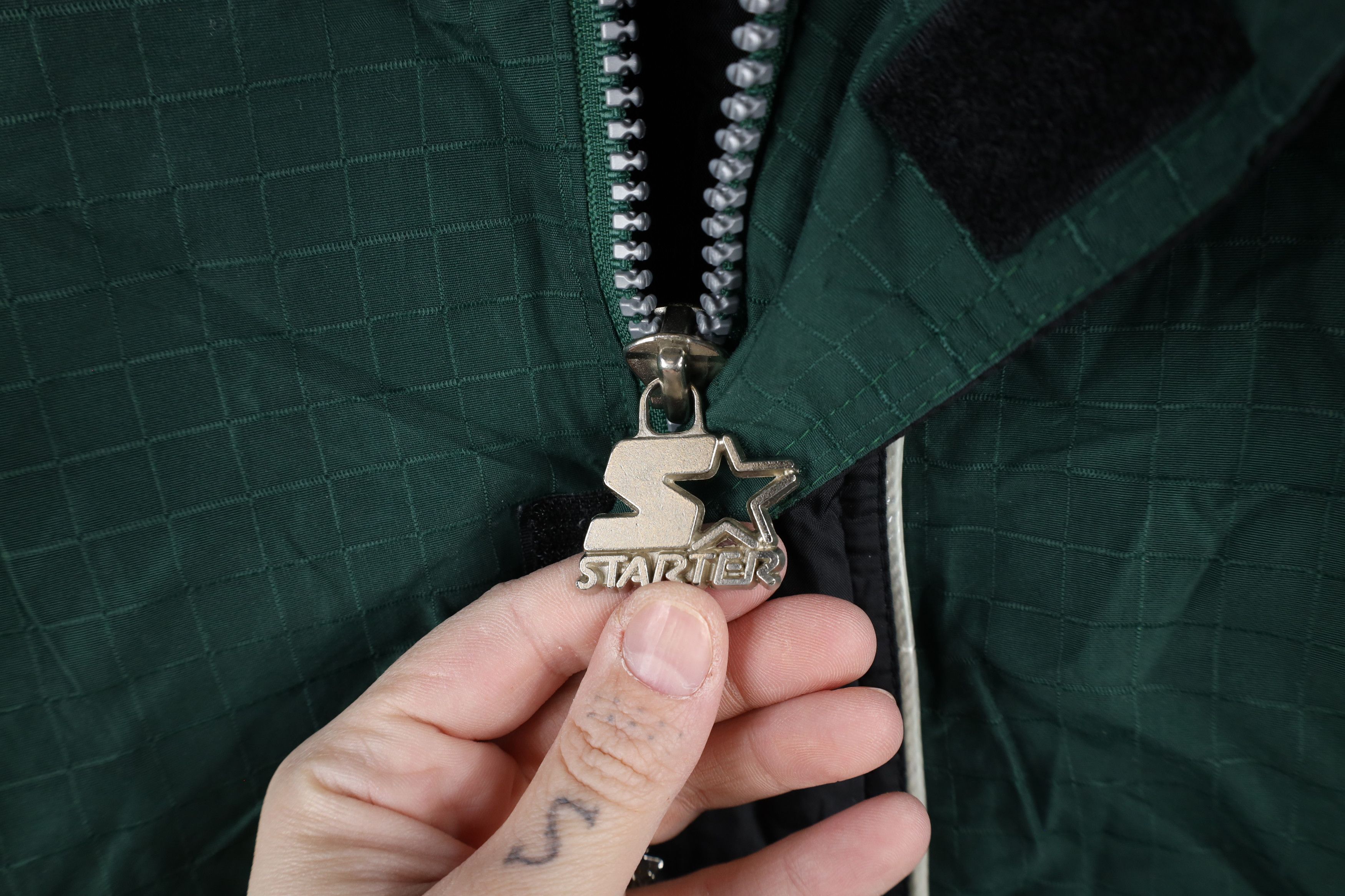 Starter × Vintage Vintage 90s Starter Green Bay Packers Pullover Anorak Jacket Size US XL / EU 56 / 4 - 9 Thumbnail