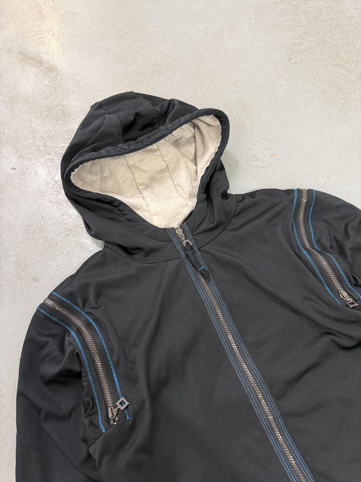 Marithe + Francois Girbaud Marithé François Girbaud Transformable Technical Zip Hoodie Size S / US 4 / IT 40 - 4 Thumbnail
