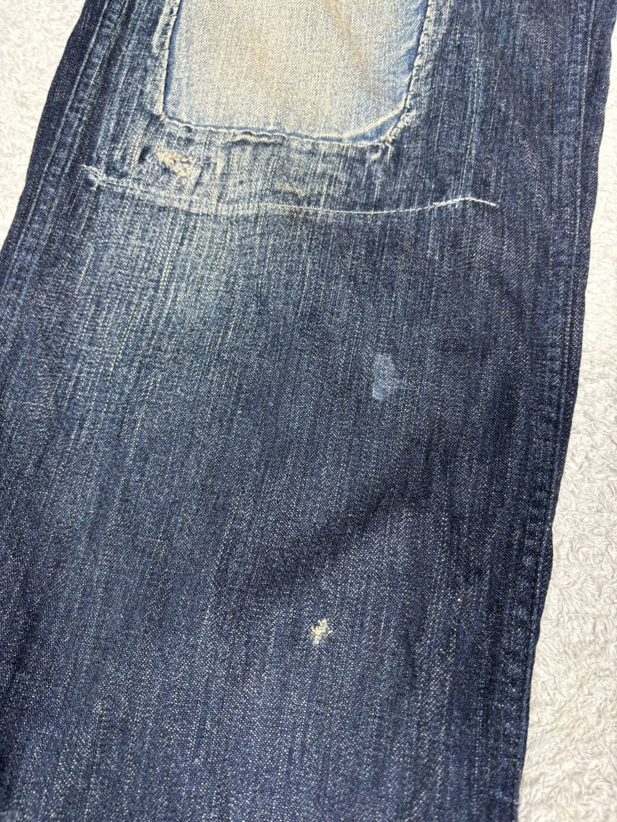 Sugar Cane The Rugged Museum Pacthwork Pants. S0333 Size US 32 / EU 48 - 4 Thumbnail
